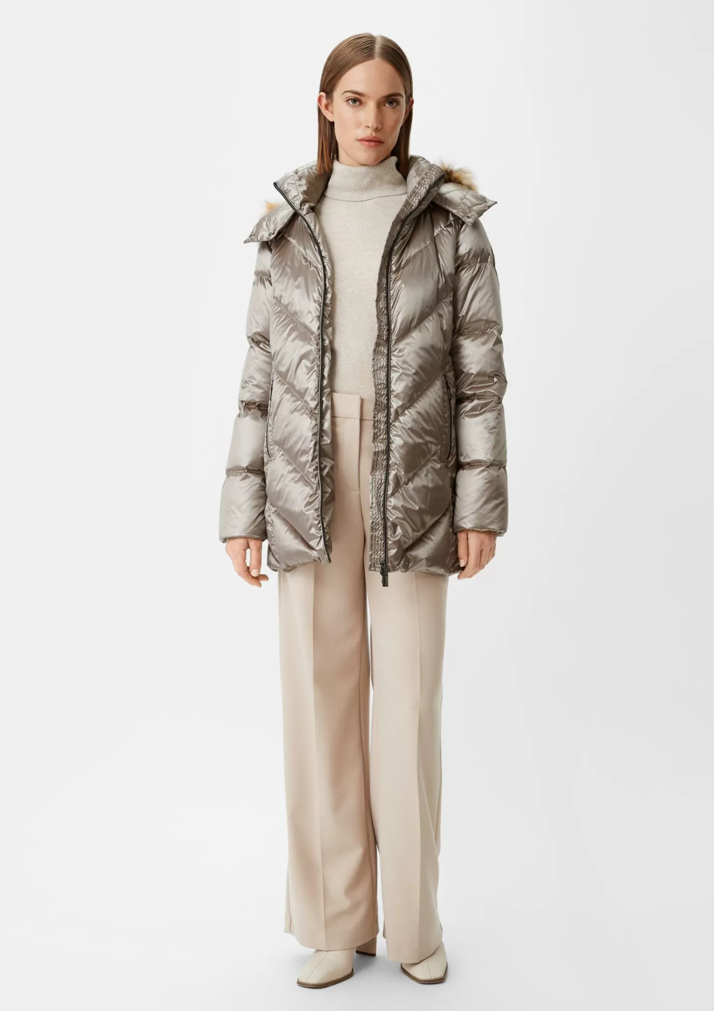 Clearance Comma Daunenjacke Mit Steppung