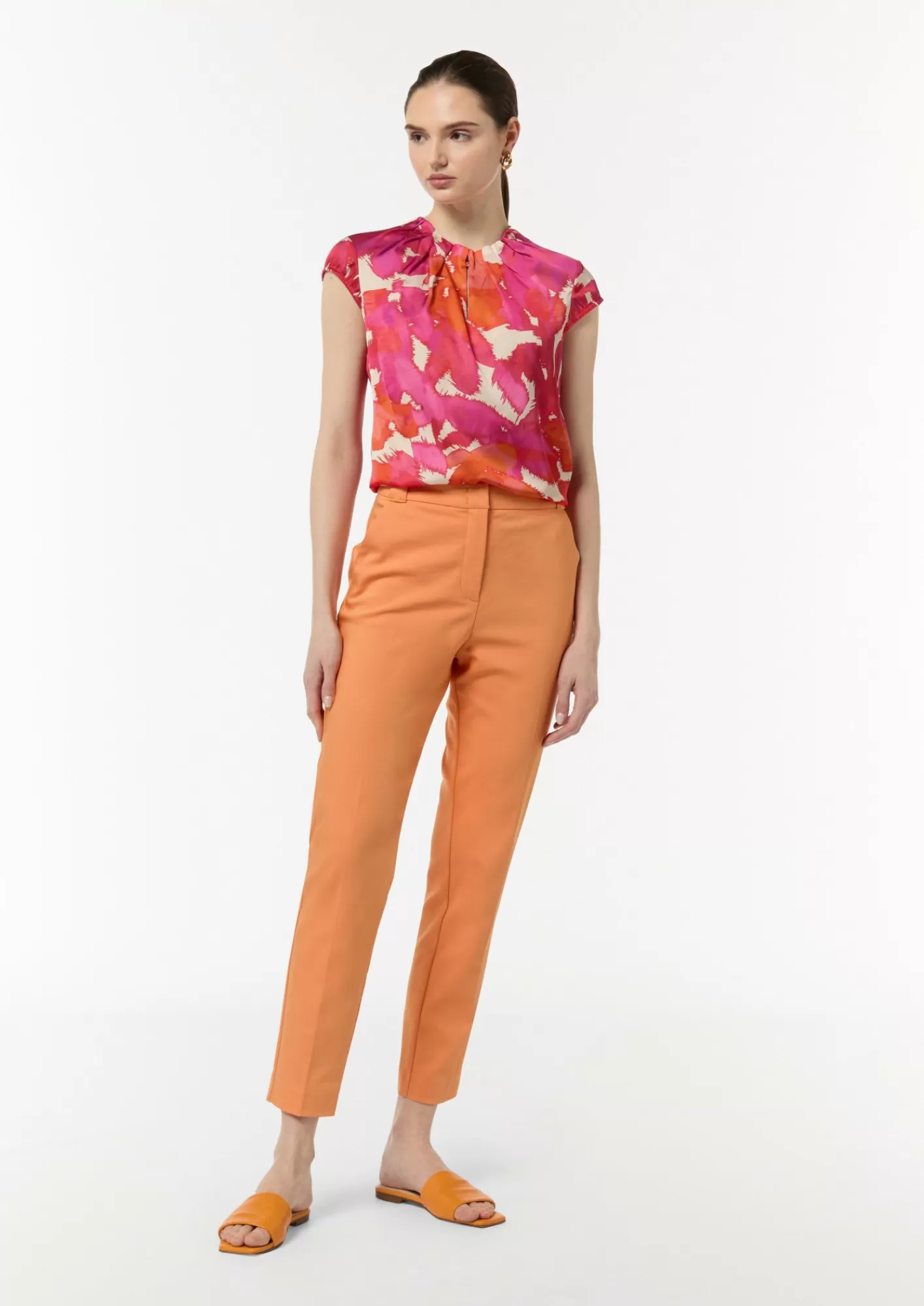 Sale Comma Drapierte Satinbluse