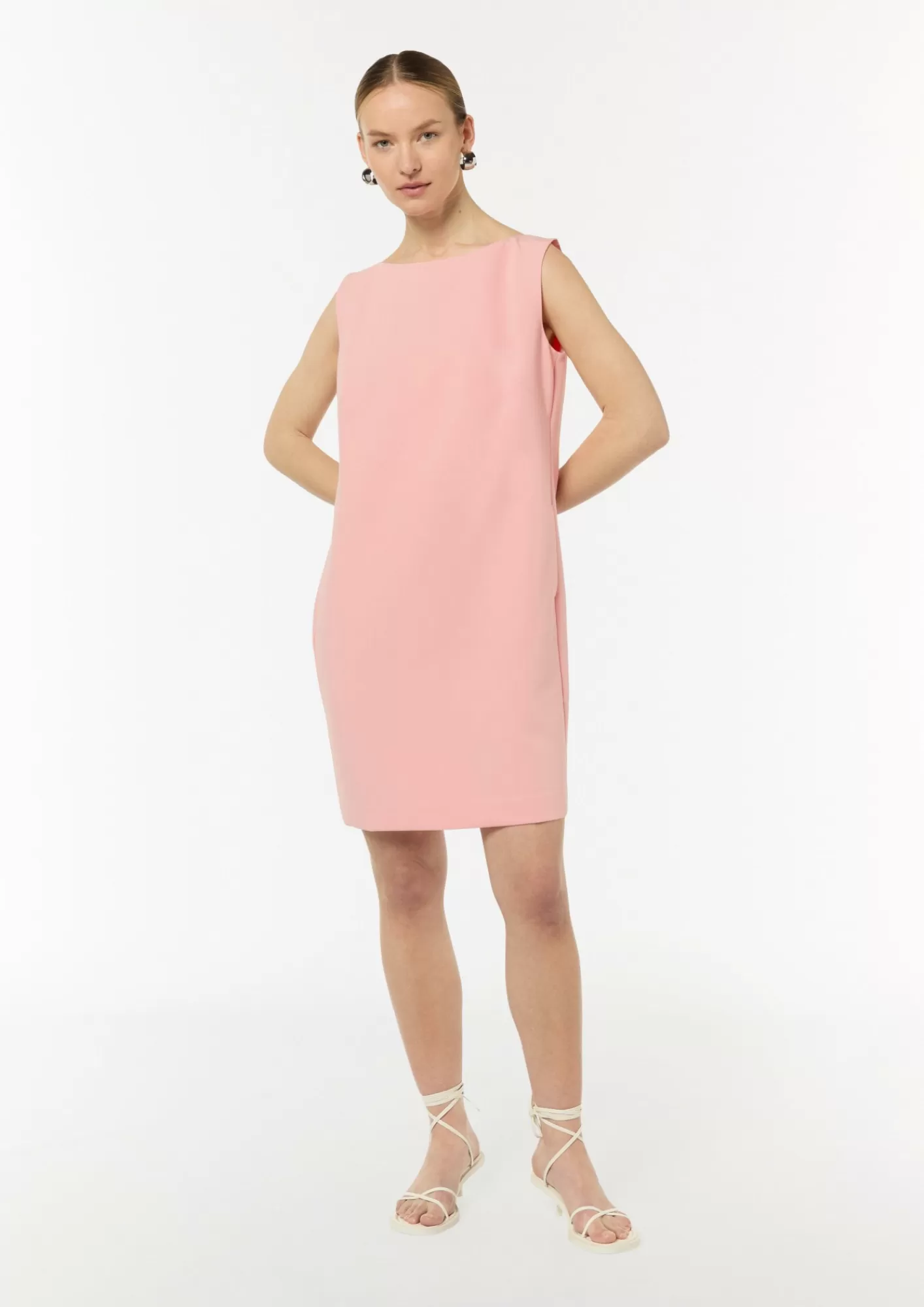 Shop Comma Etuikleid Mit Herringbone-Struktur