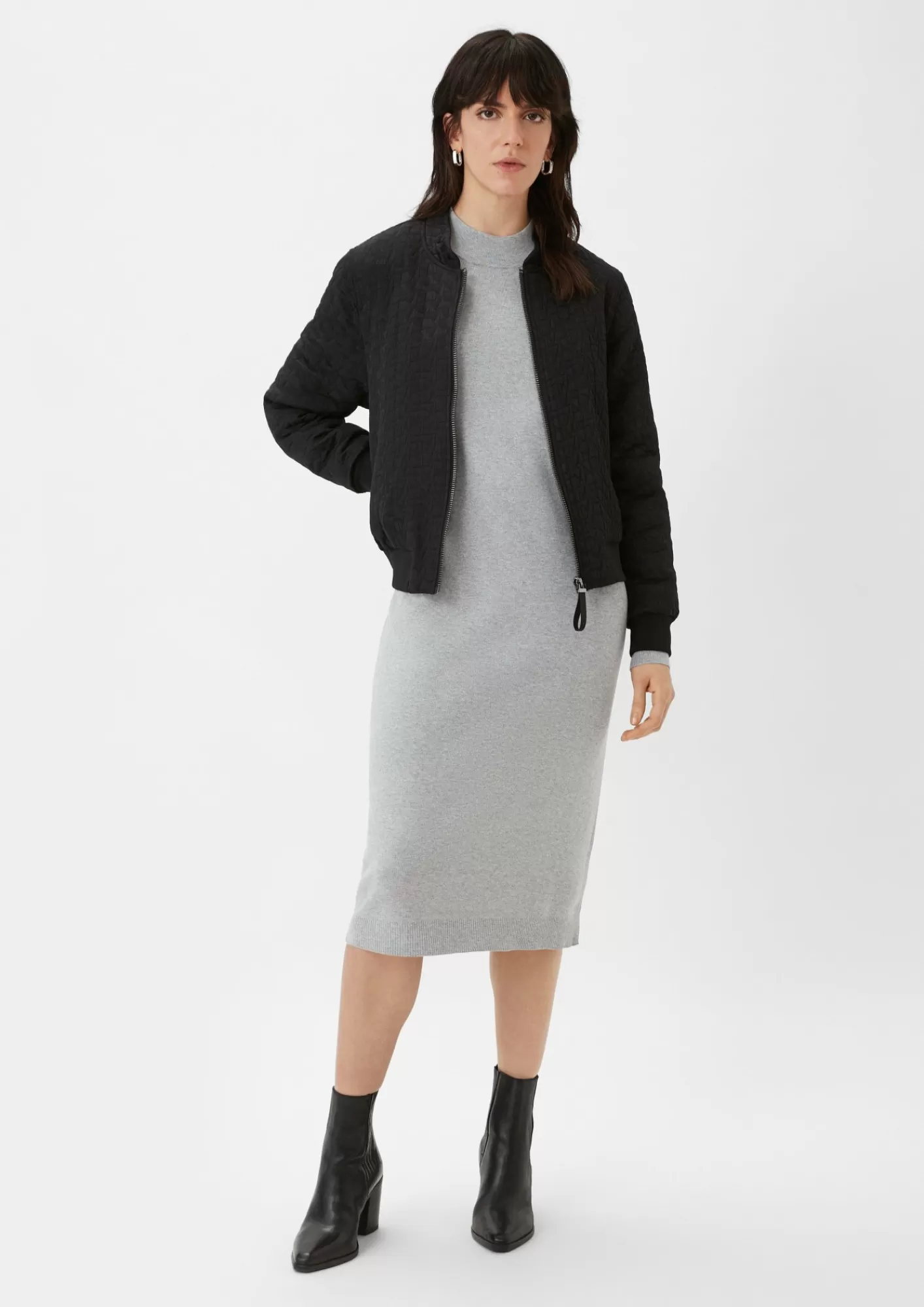 Best Sale Comma Feinstrickkleid Aus Viskose