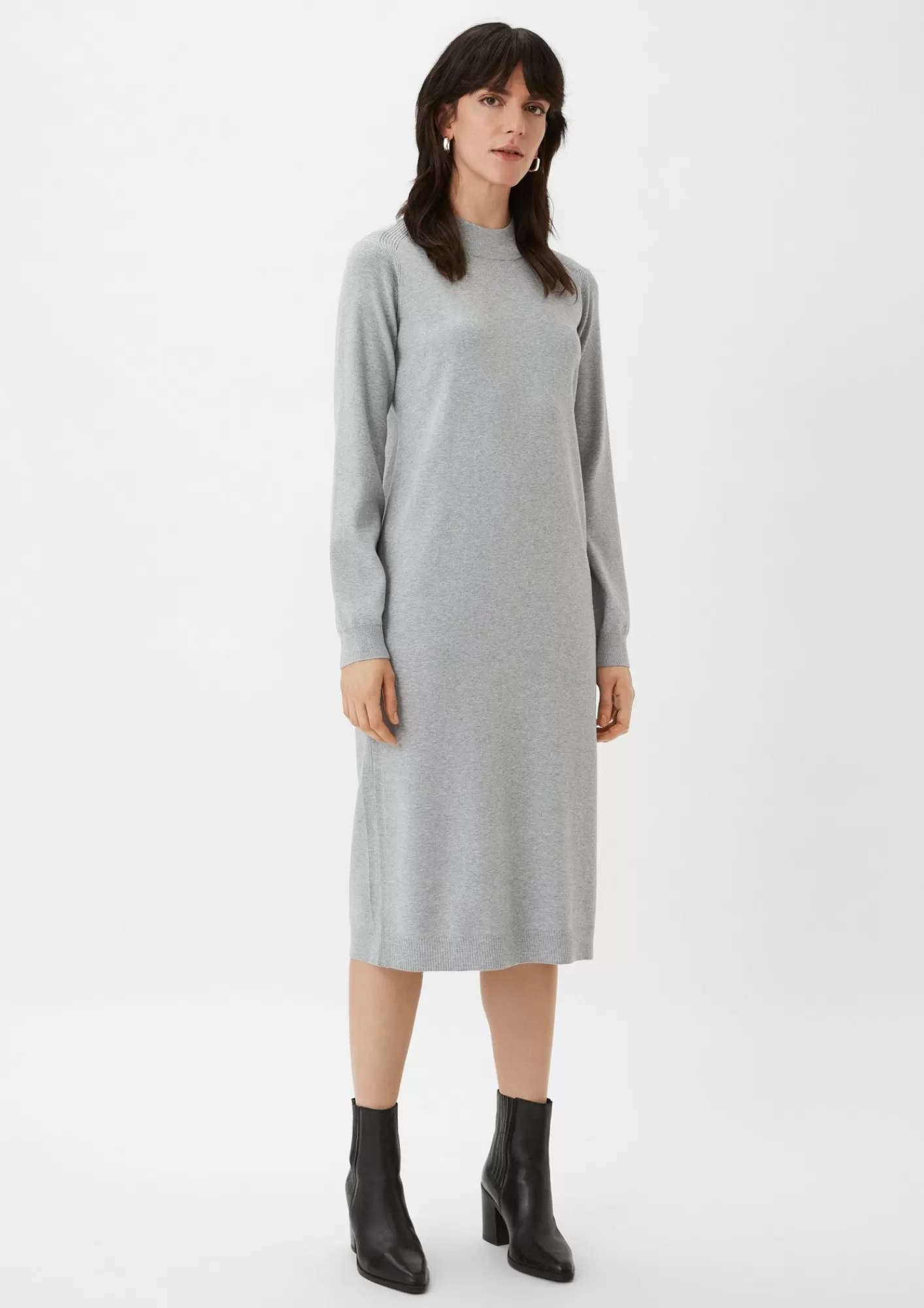 Best Sale Comma Feinstrickkleid Aus Viskose