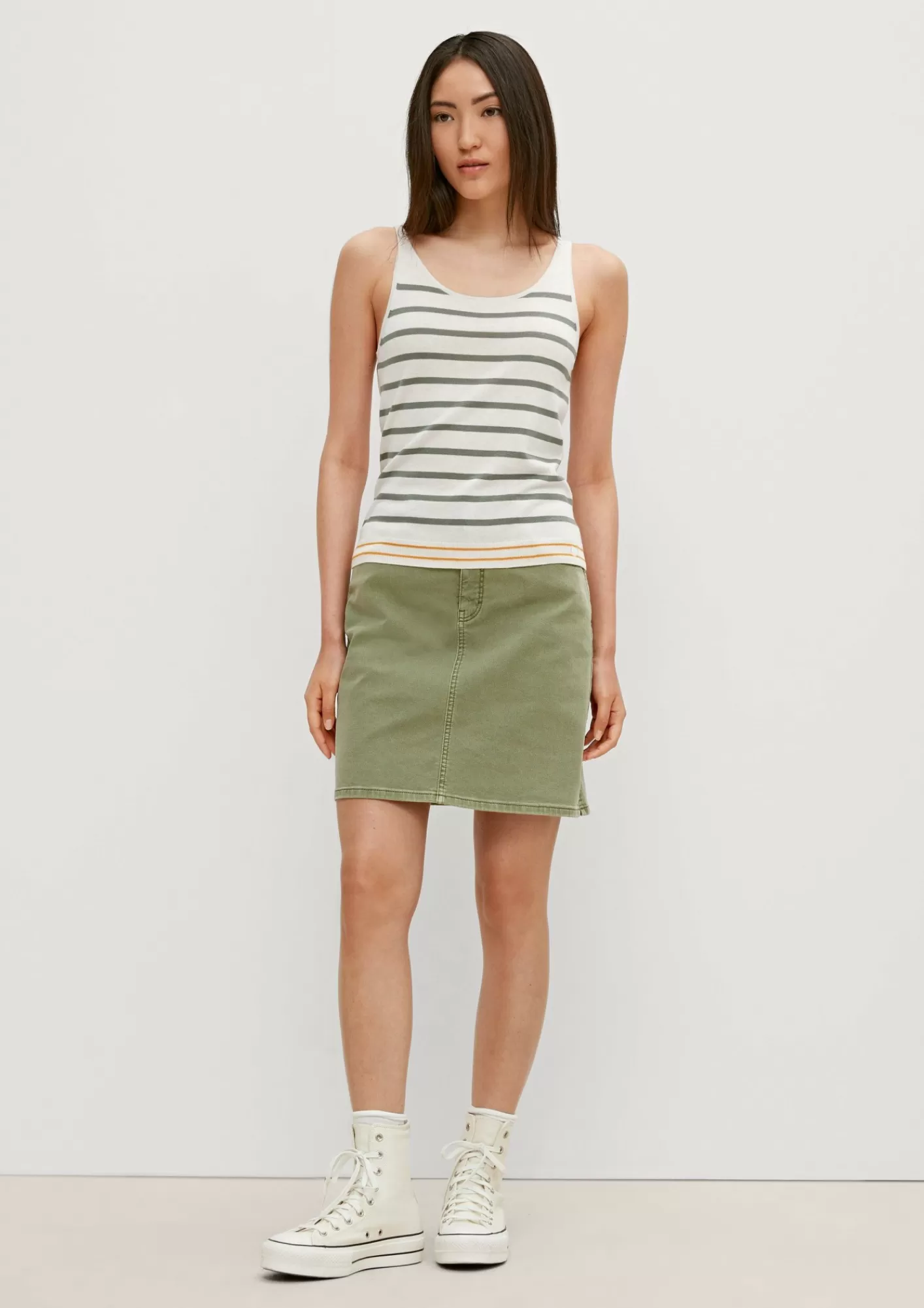 Best Sale Comma Feinstrick-Top Mit Streifenmuster
