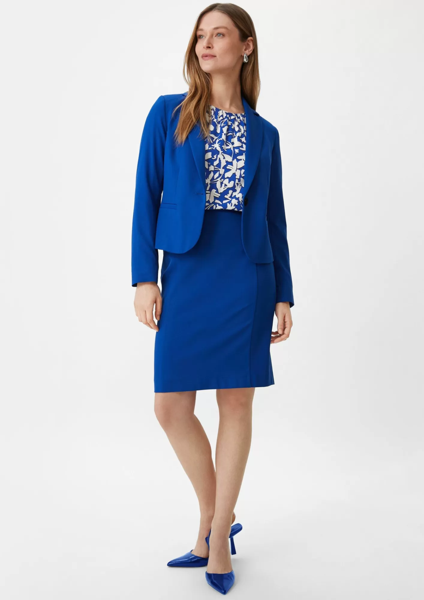 Store Comma Gemusterte Bluse Aus Viskose