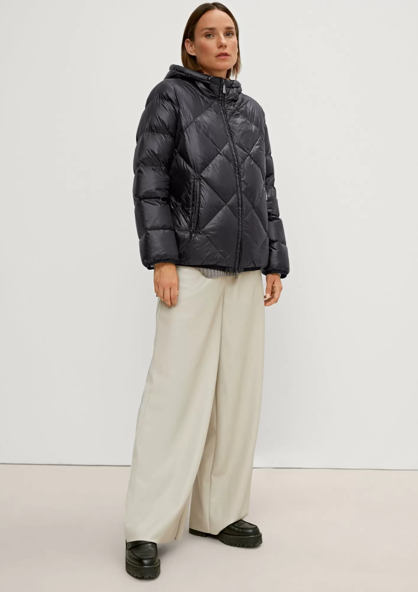 Store Comma Gesteppte Daunenjacke