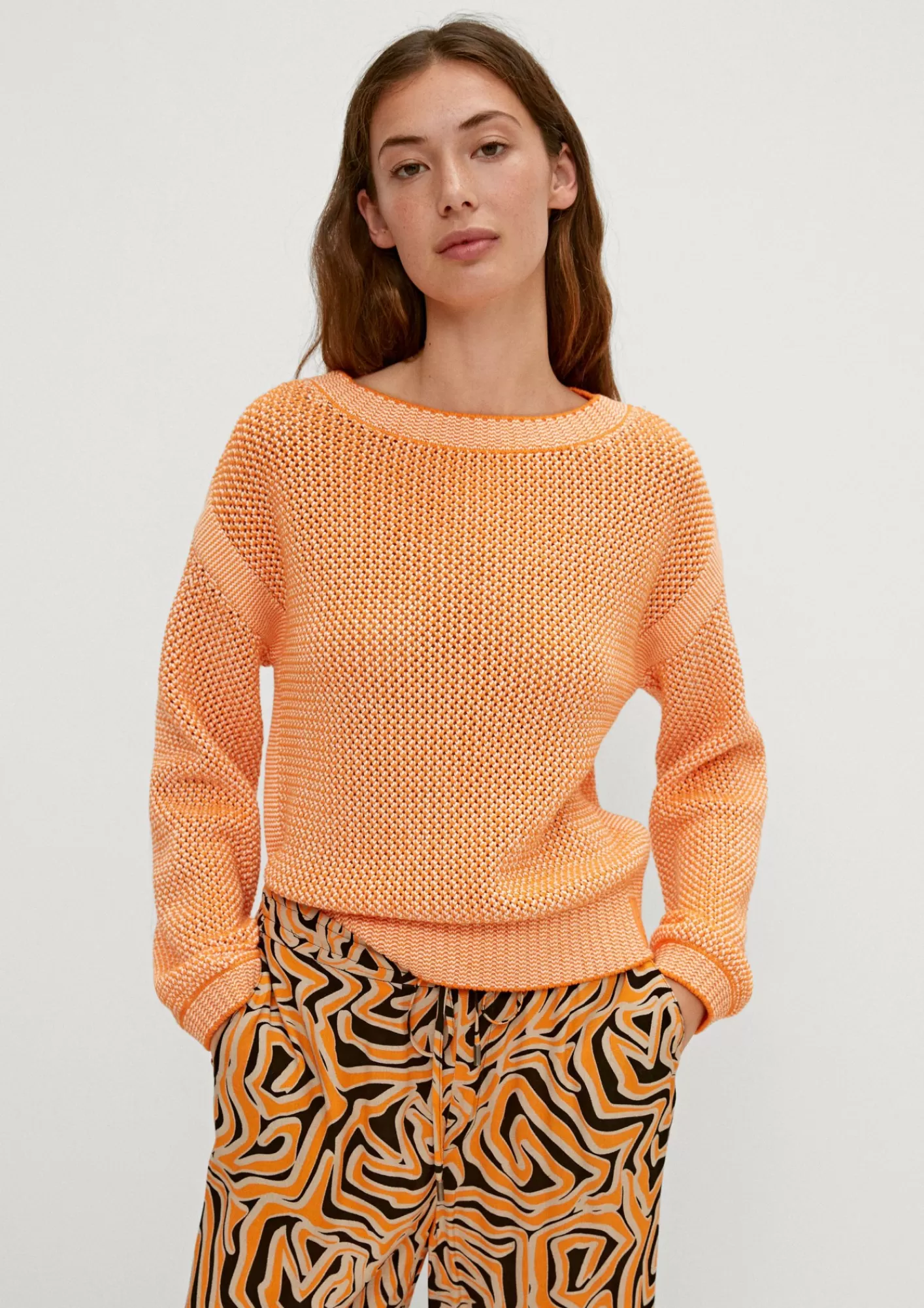Store Comma Gestrickter Pullover