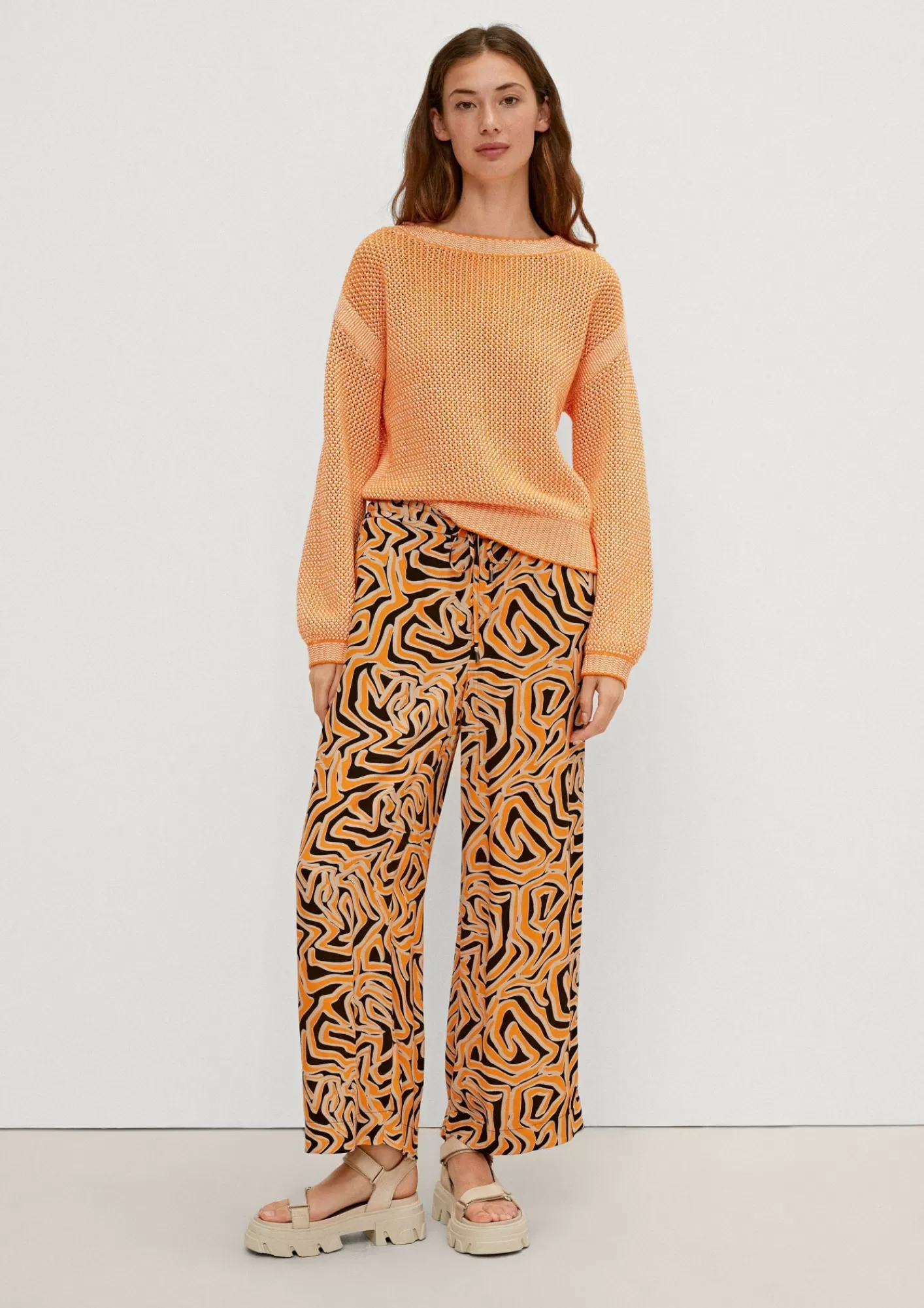 Store Comma Gestrickter Pullover