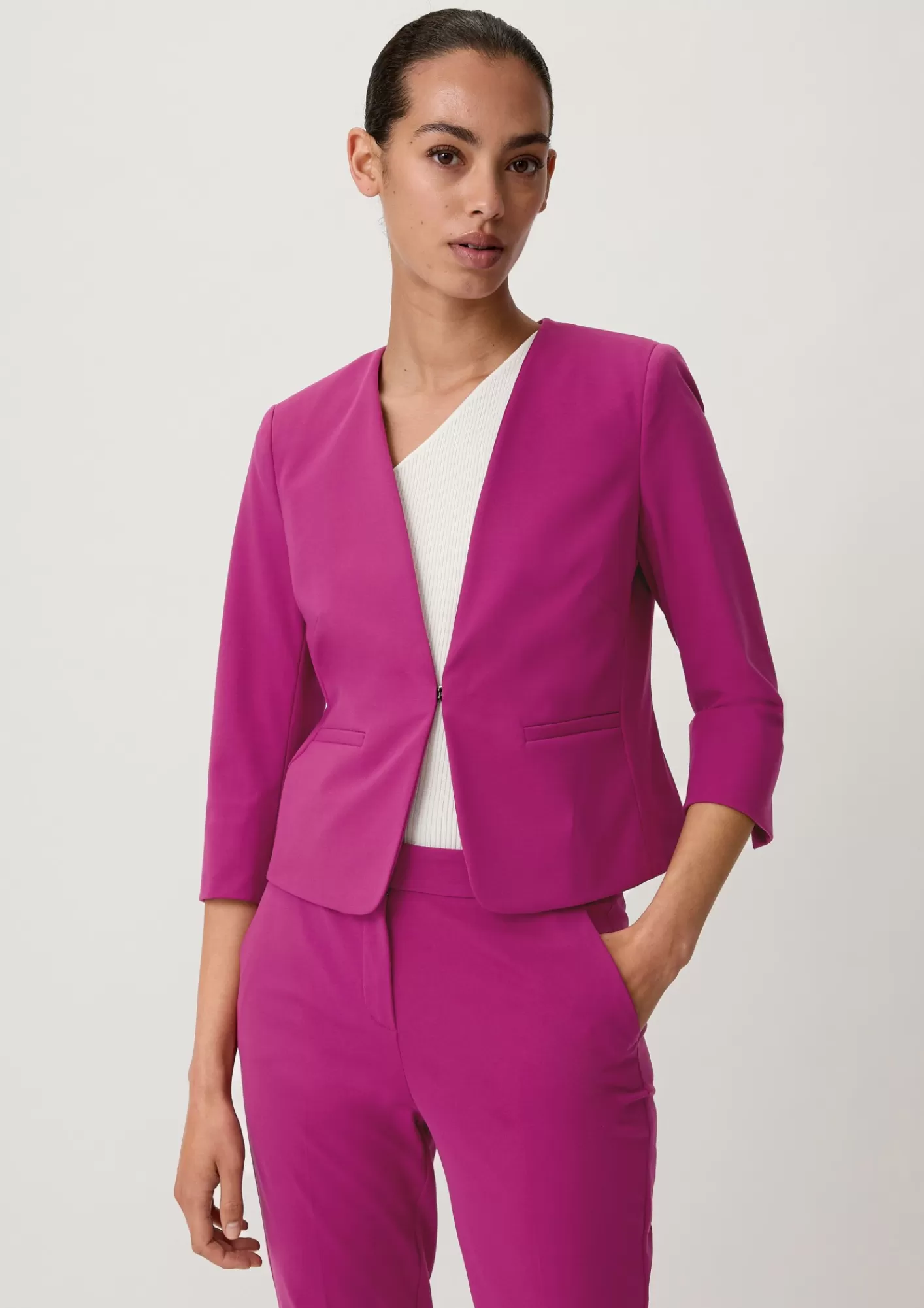 Online Comma Indoor-Blazer Aus Viskosemix