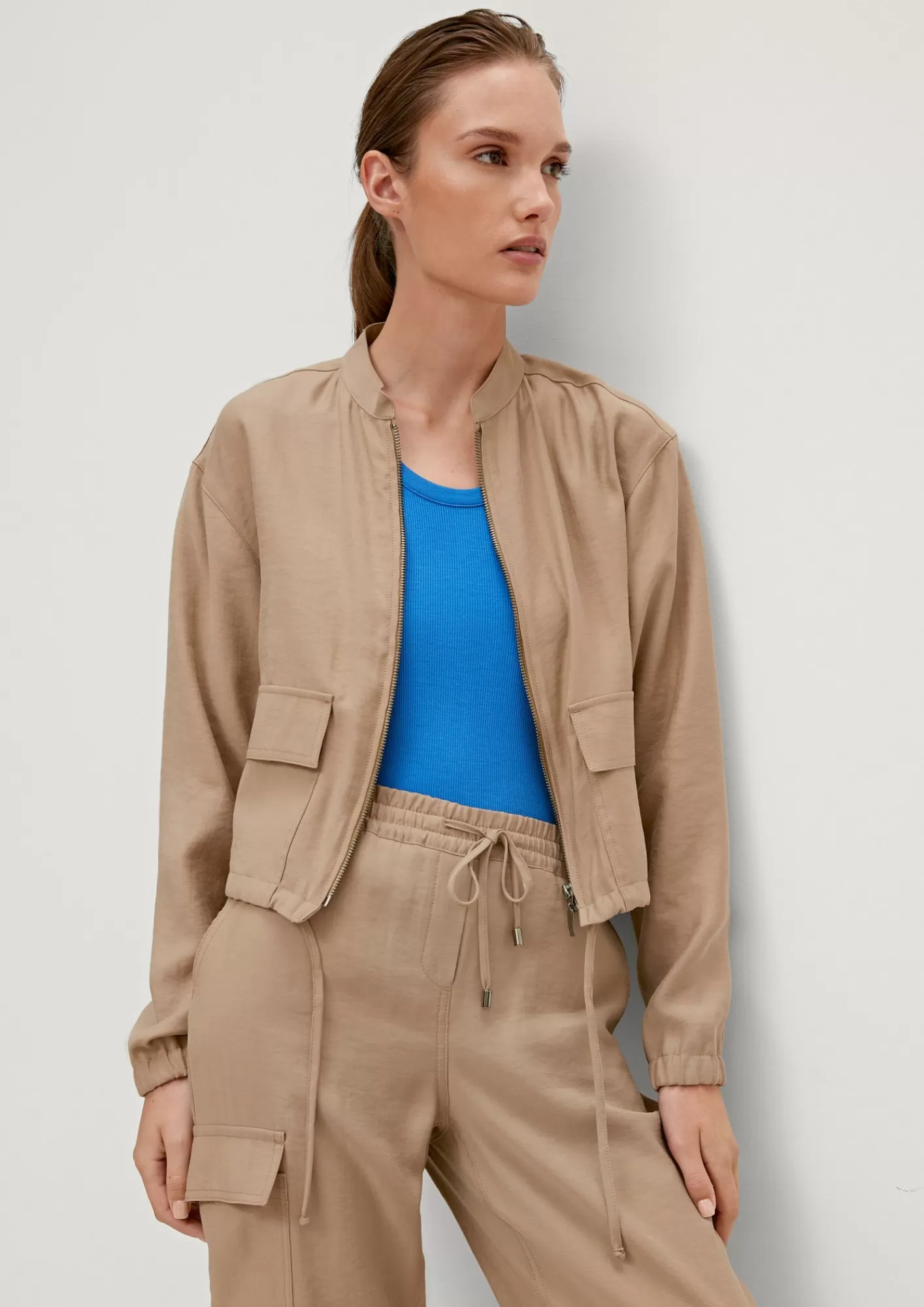Sale Comma Jacke Aus Modalmix
