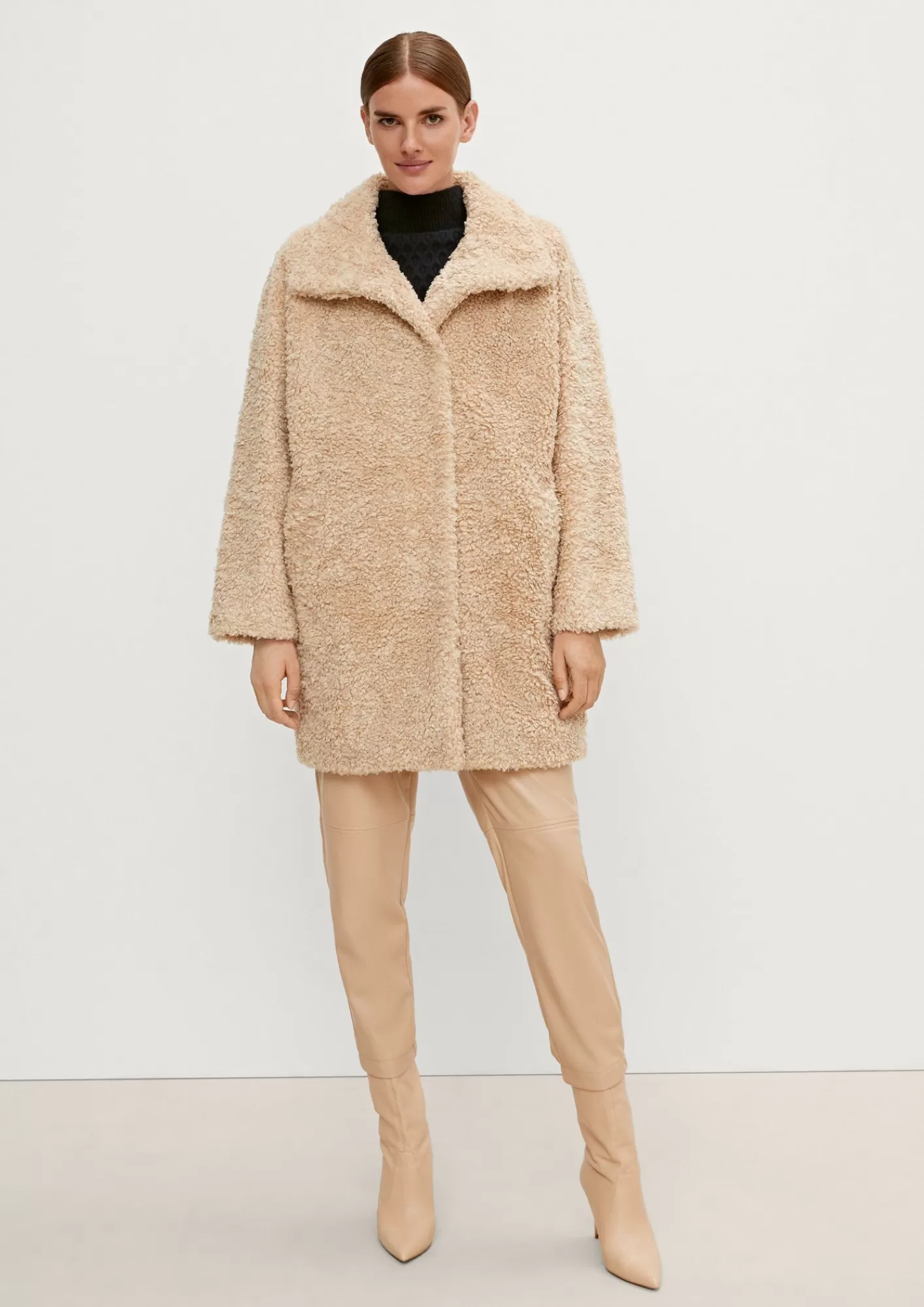 Cheap Comma Jacke Aus Teddyplusch