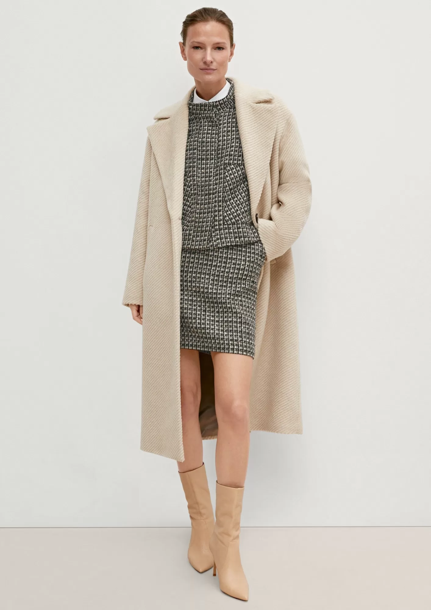 Online Comma Jacke Aus Tweed