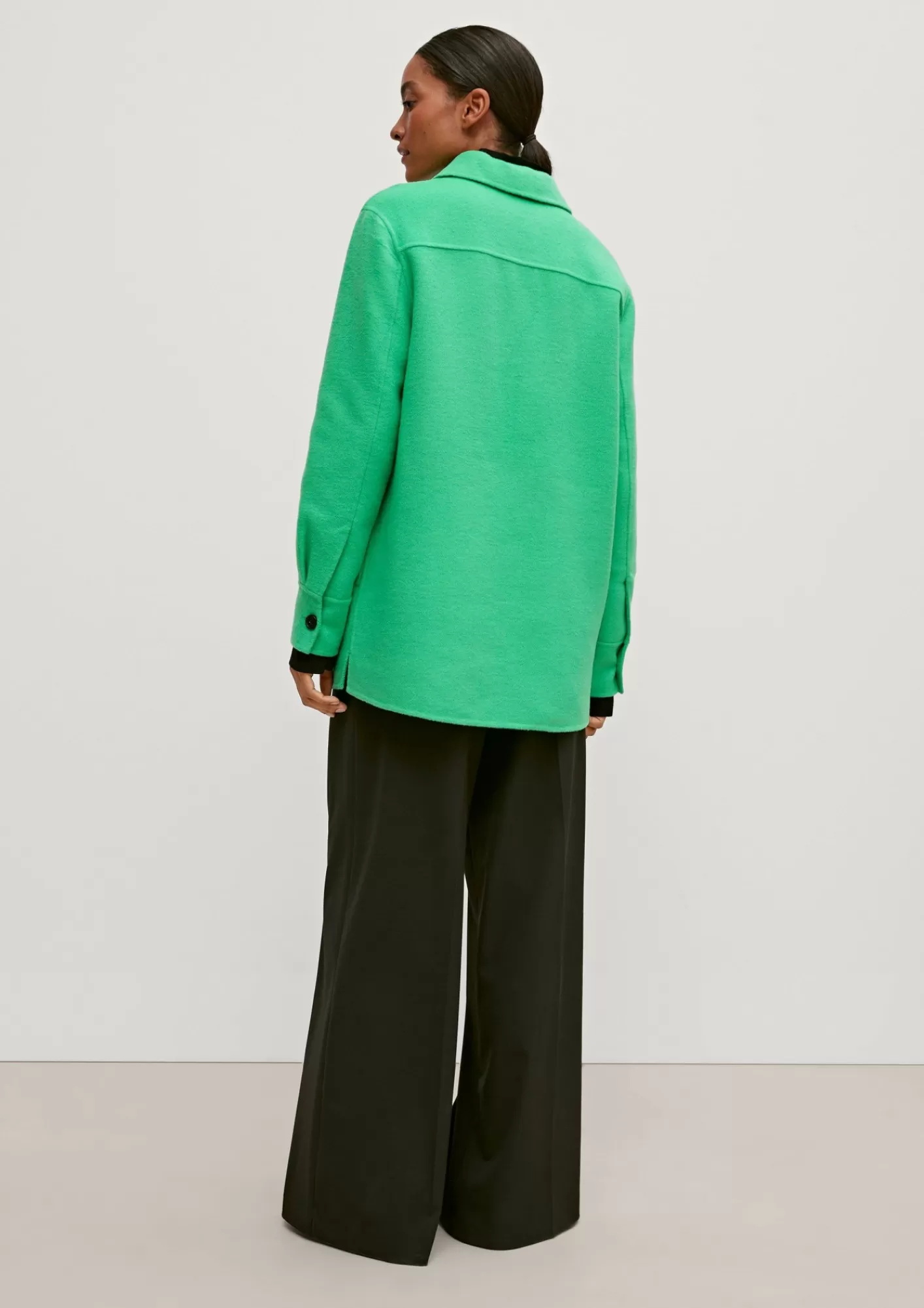 Online Comma Jacke Aus Wollmix