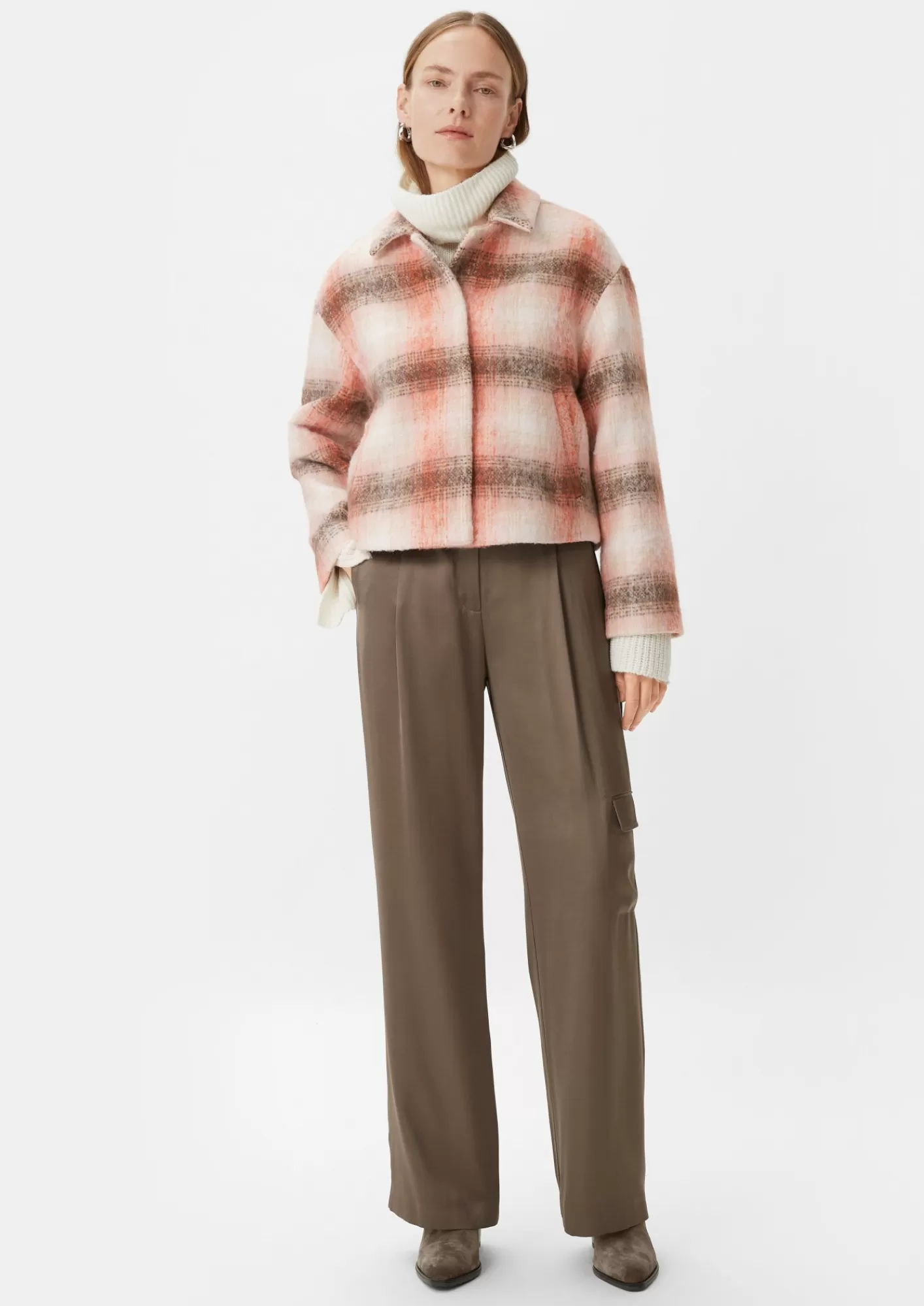 Online Comma Jacke Im Boxy-Schnitt