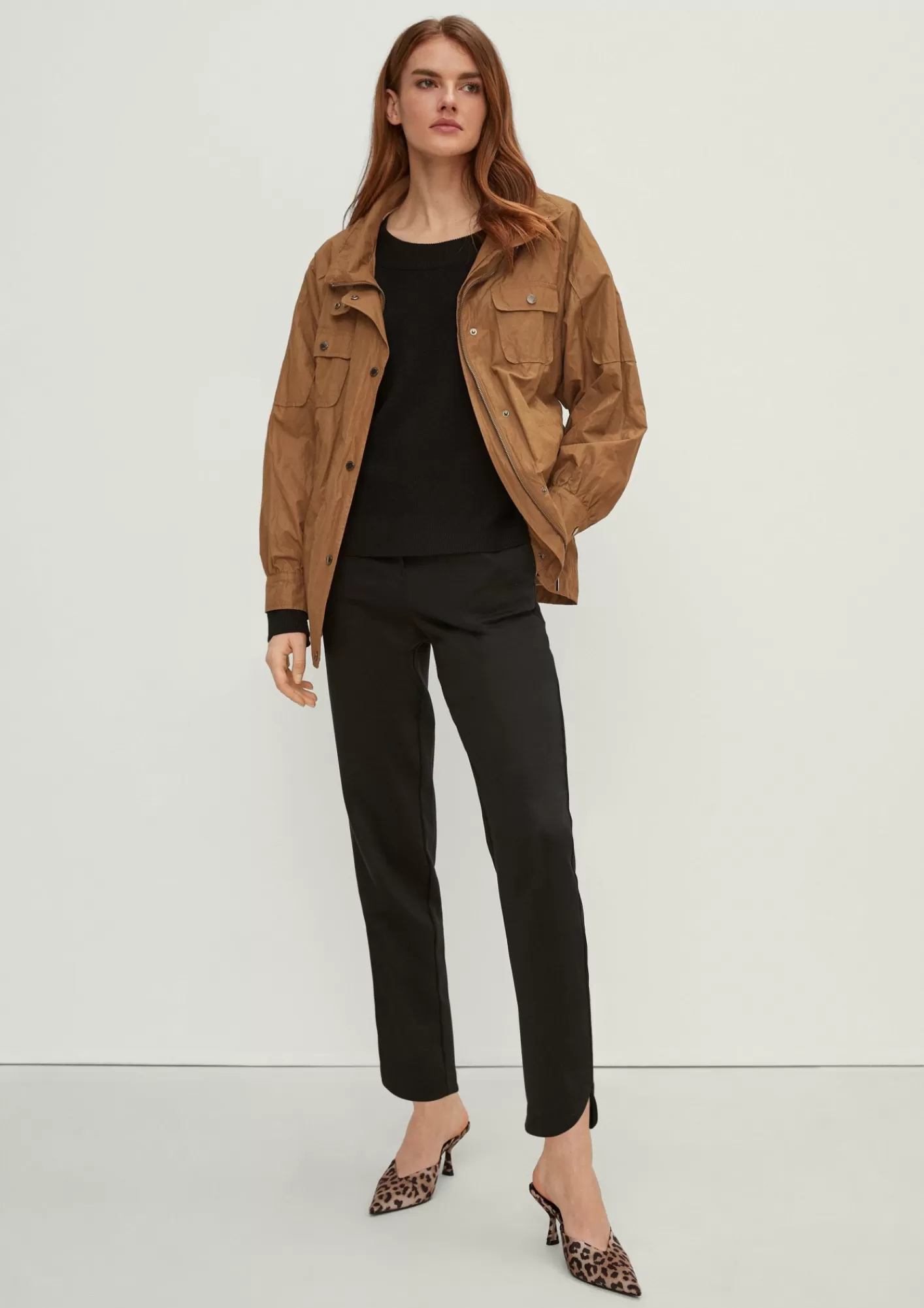 Fashion Comma Jacke Mit Bindegurtel