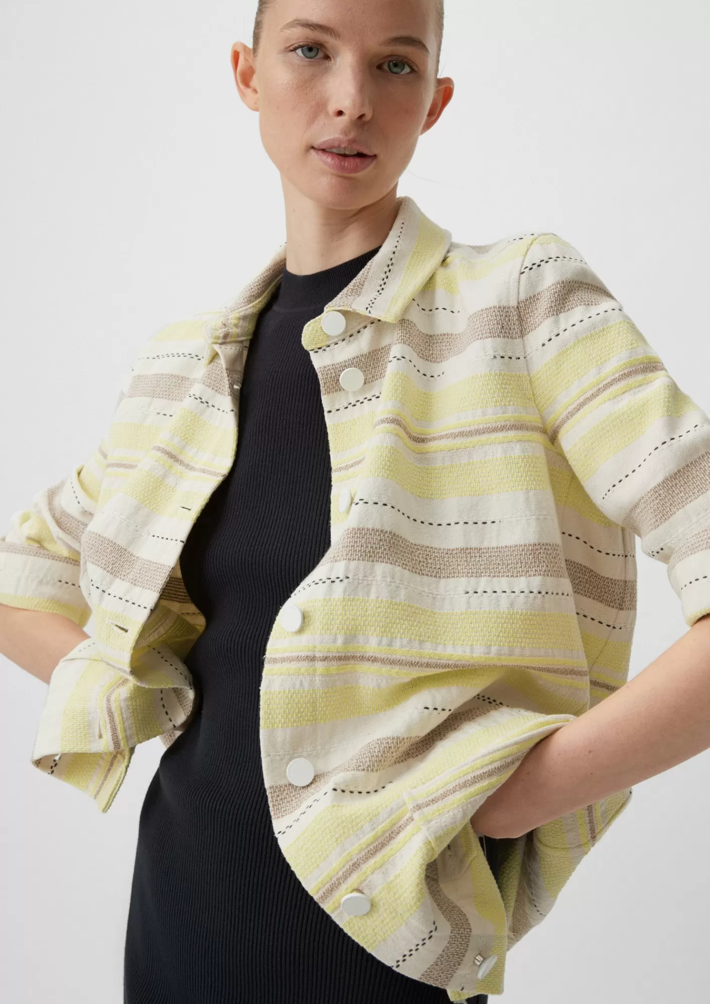 Shop Comma Jacke Mit Ringelmuster
