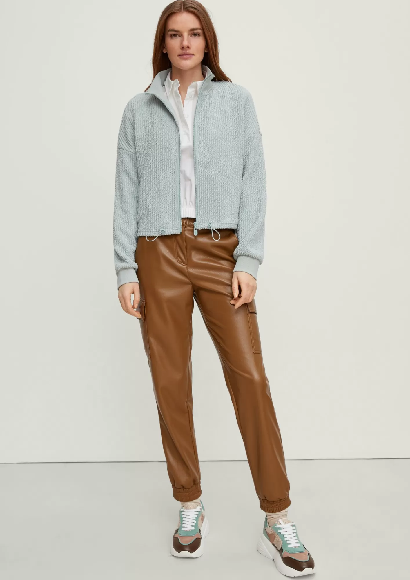 Store Comma Jacke Mit Strukturmuster