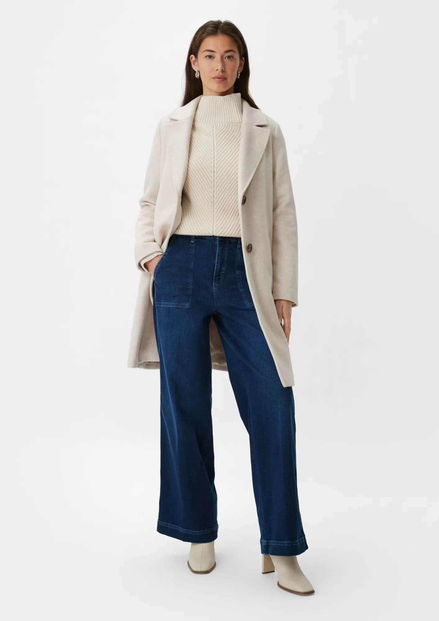 Outlet Comma Jeans Mit Wide Leg