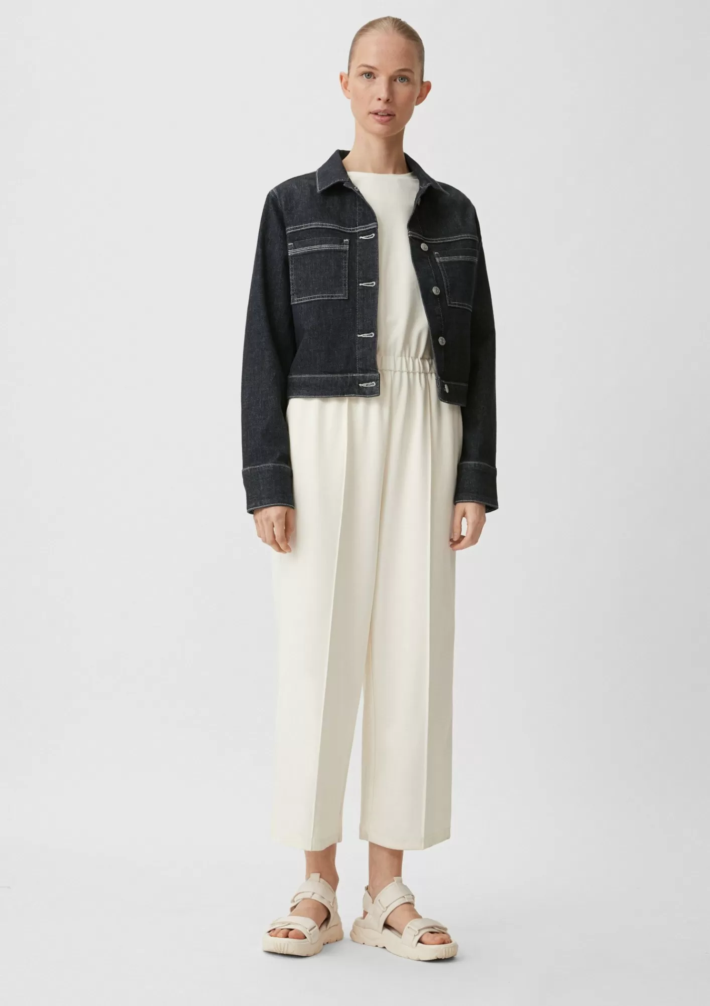 Store Comma Jeansjacke Im Boxy Fit