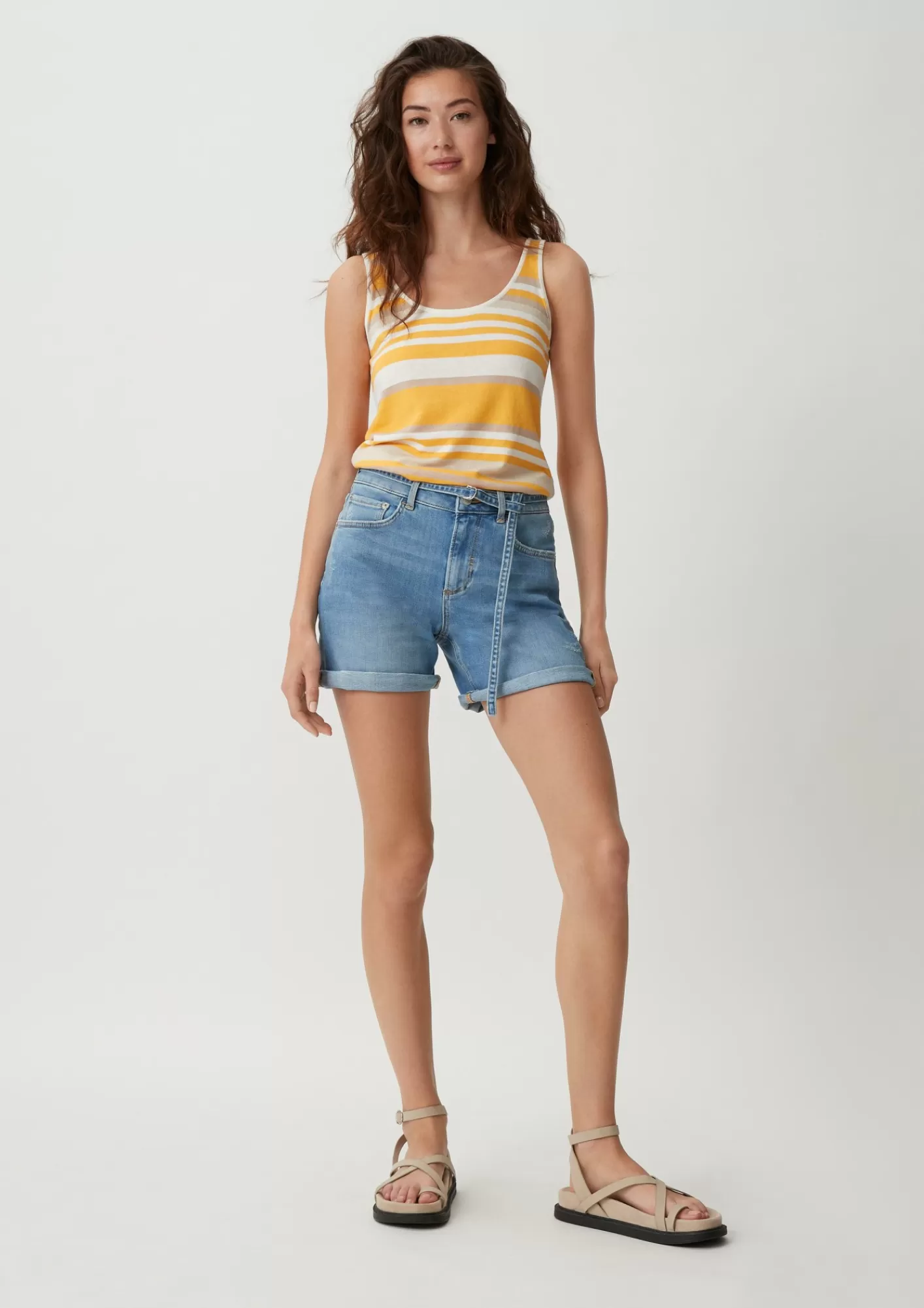 Flash Sale Comma Jeansshorts Mit Denimgurtel
