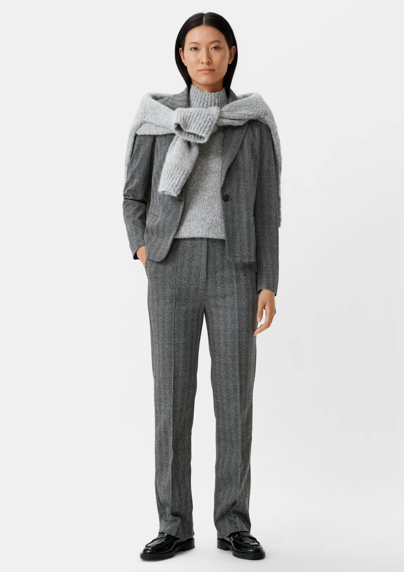 Fashion Comma Jerseyblazer Mit Struktur