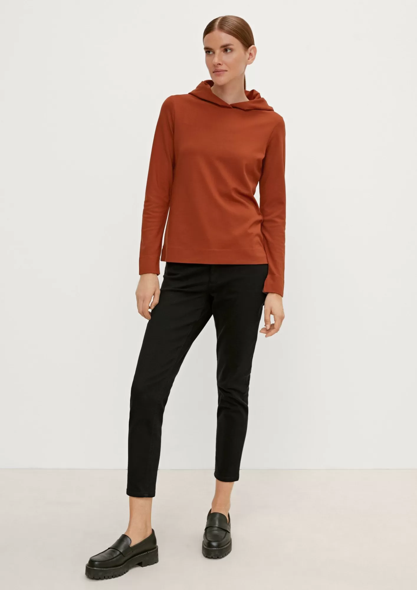 Cheap Comma Jerseyshirt Mit Kapuze