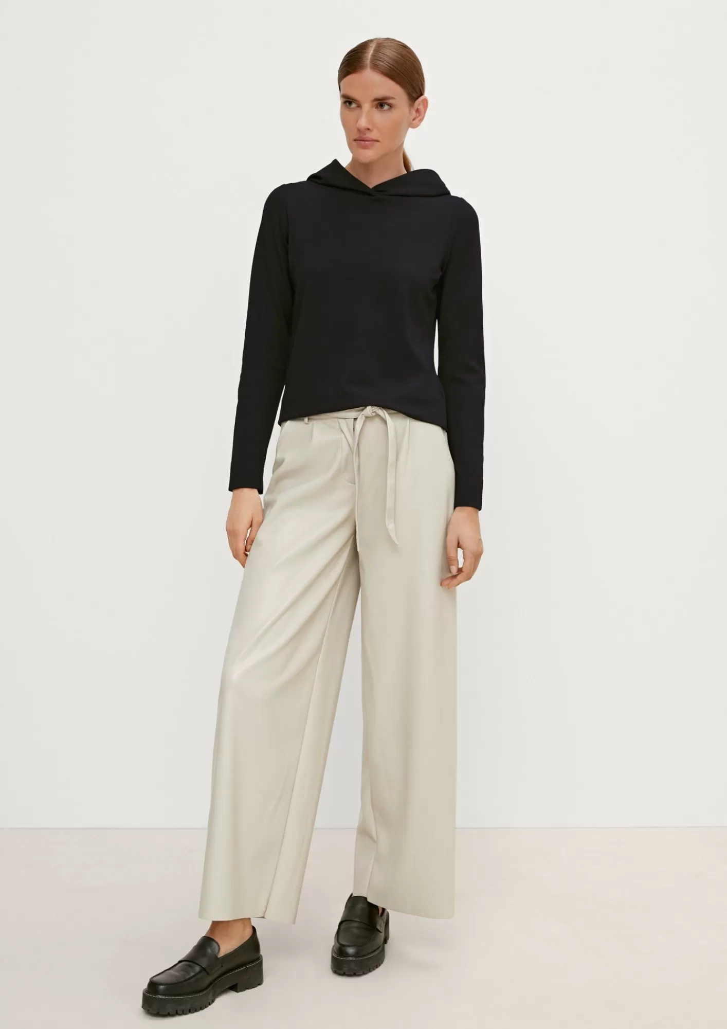 Shop Comma Jerseyshirt Mit Kapuze
