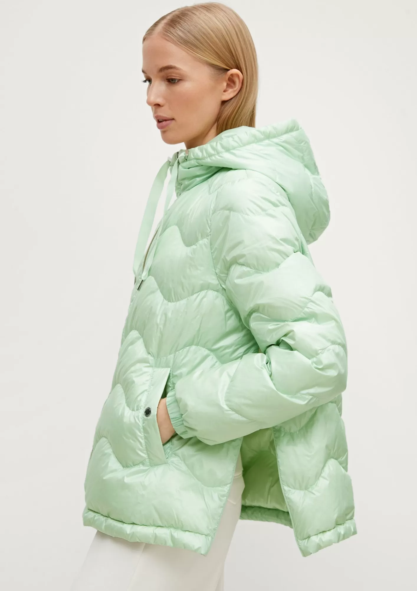 Hot Comma Kapuzenjacke Mit Steppung