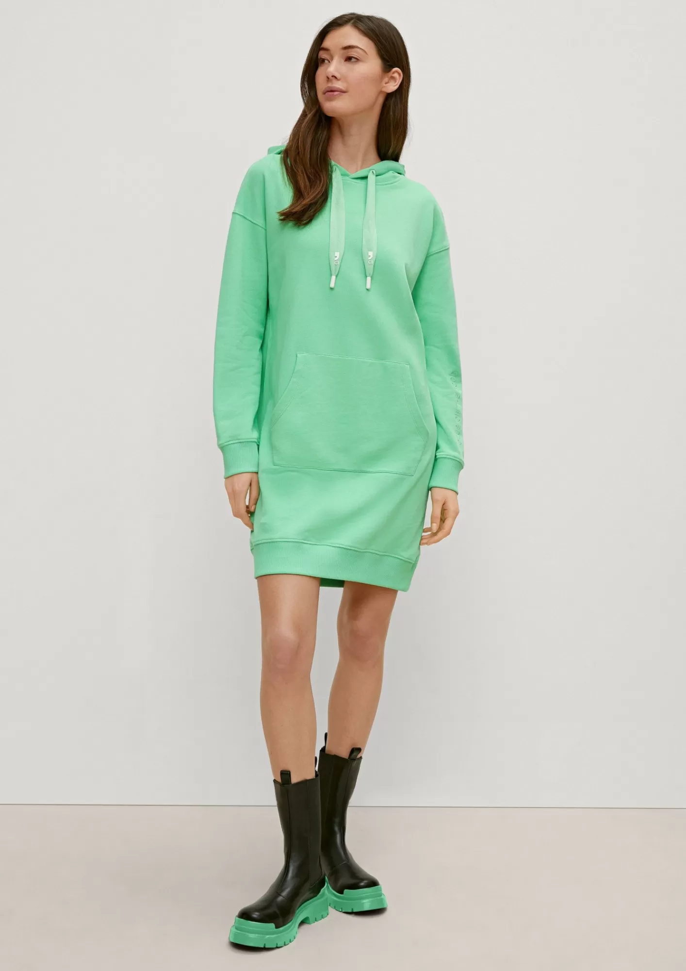 Cheap Comma Kapuzenkleid Aus Jersey