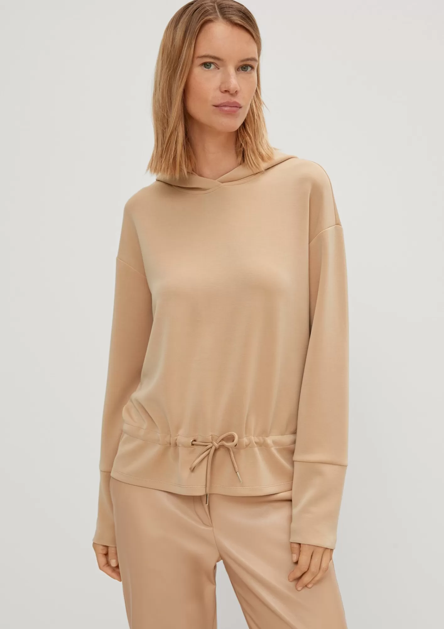 Sale Comma Kapuzenpullover Aus Modalmix