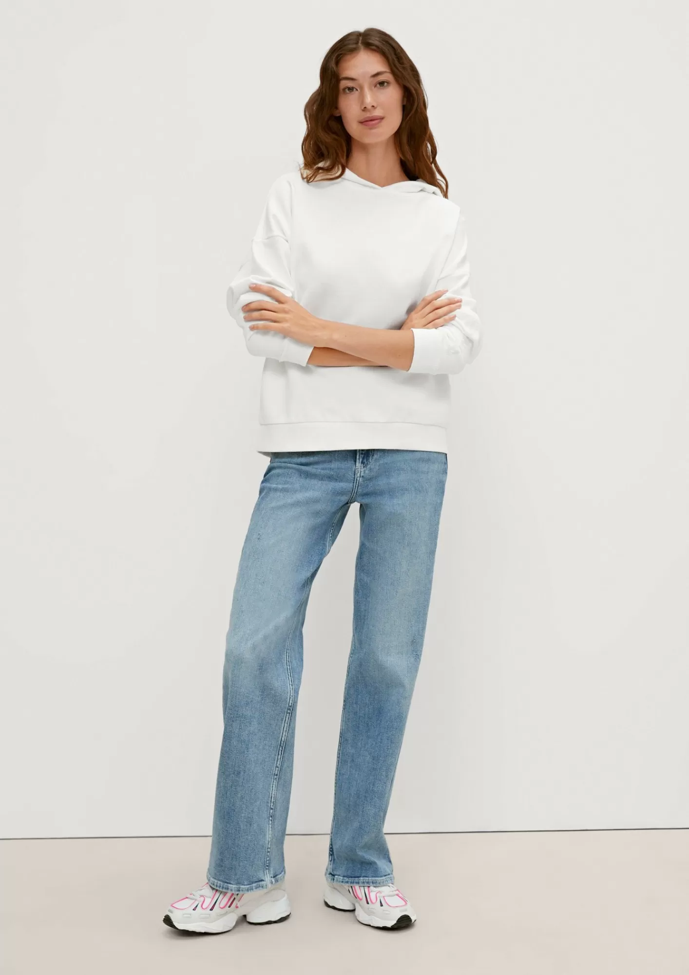 Clearance Comma Kapuzenpullover Mit Stickerei