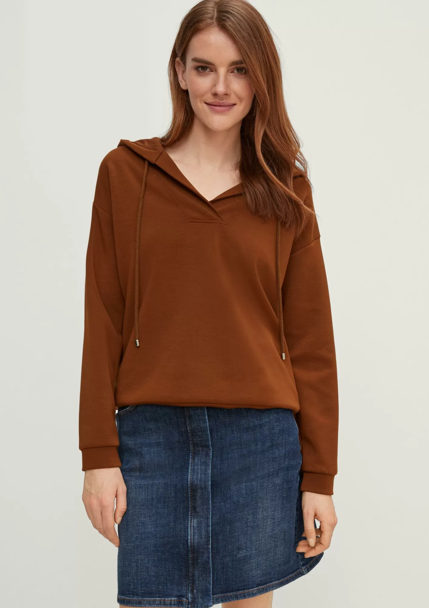 Store Comma Kapuzensweater Aus Modalmix