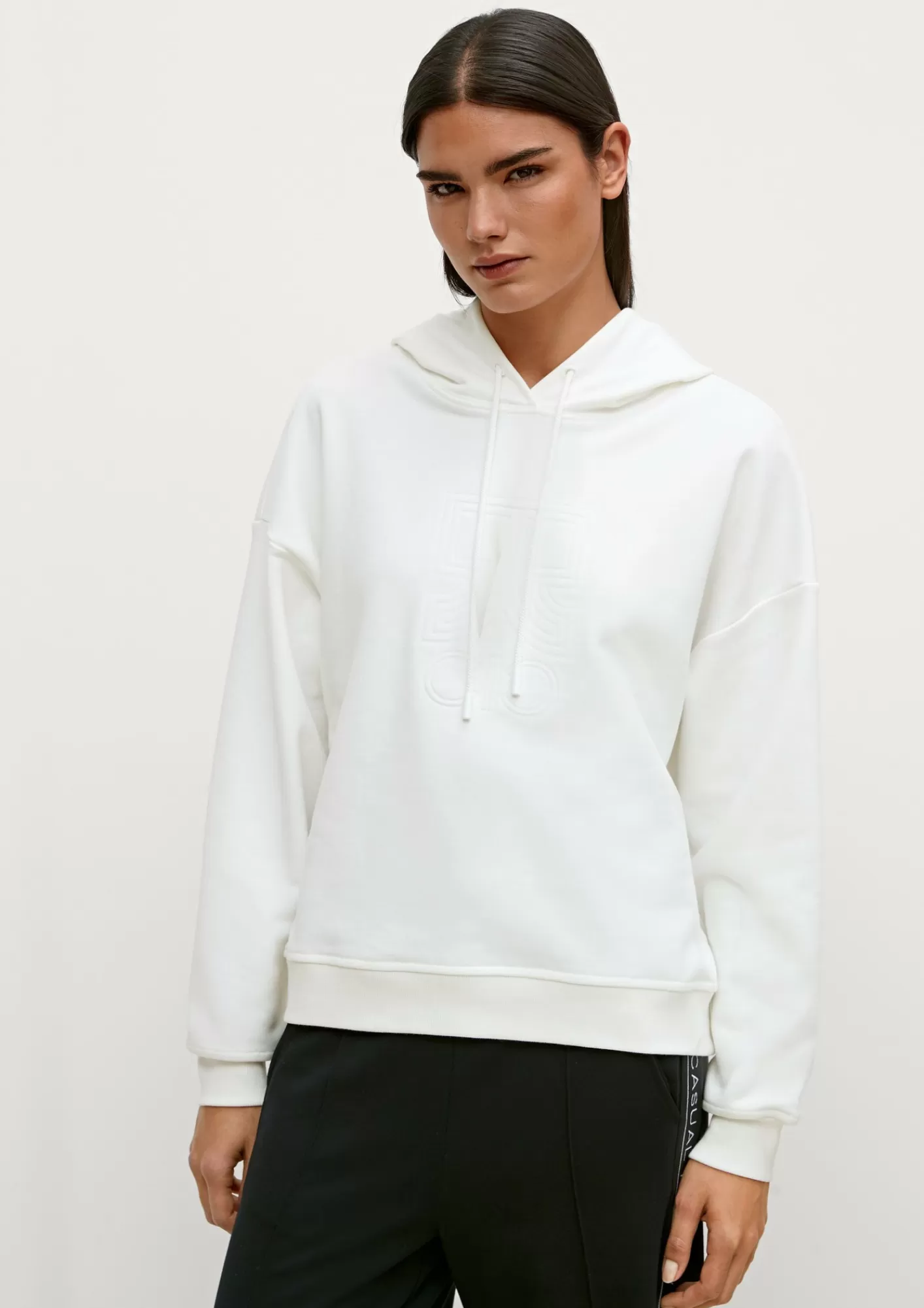 Online Comma Kapuzensweater Mit Pragedruck