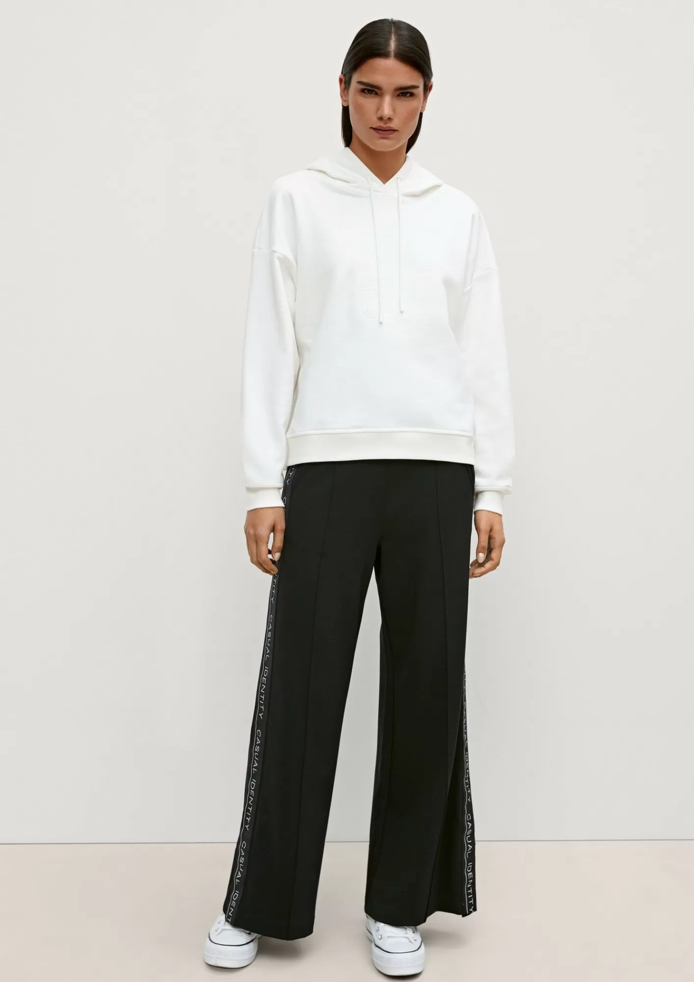 Online Comma Kapuzensweater Mit Pragedruck