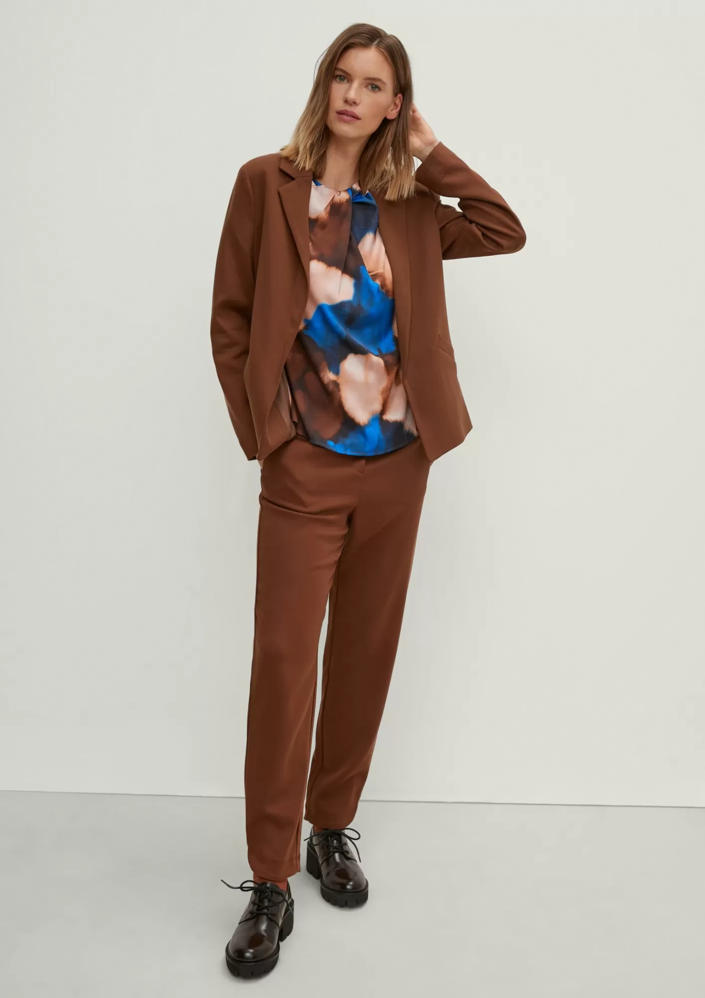 Outlet Comma Klassischer Twill-Blazer