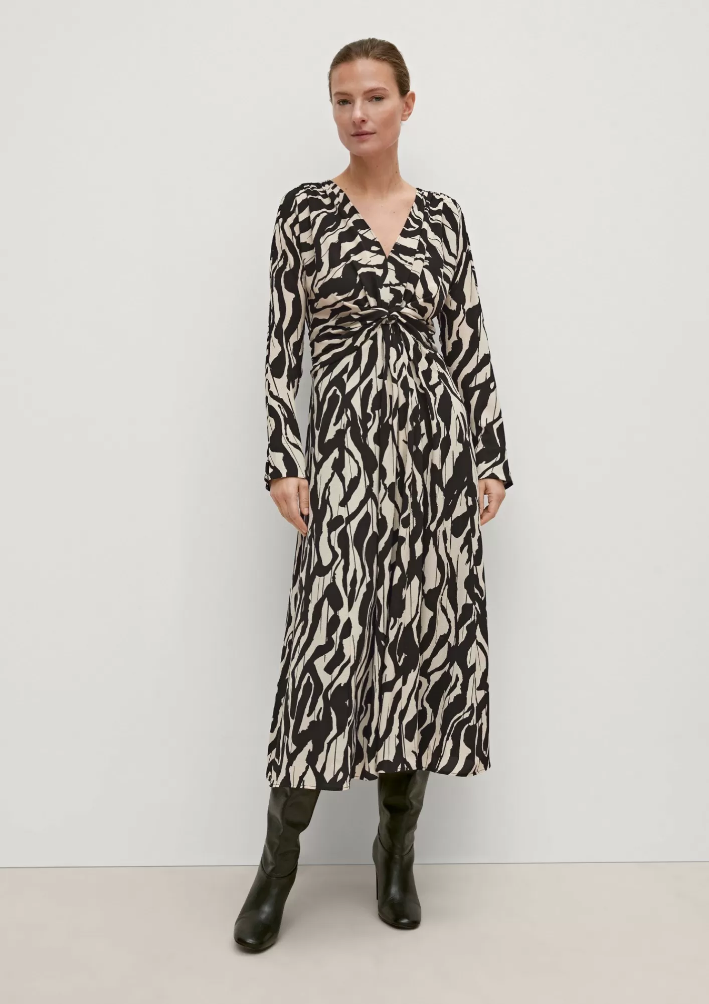 Best Sale Comma Kleid Aus Crepe