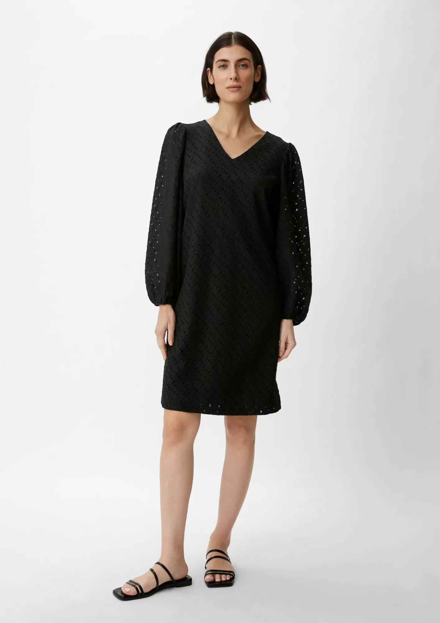 Cheap Comma Kleid Aus Lochspitze