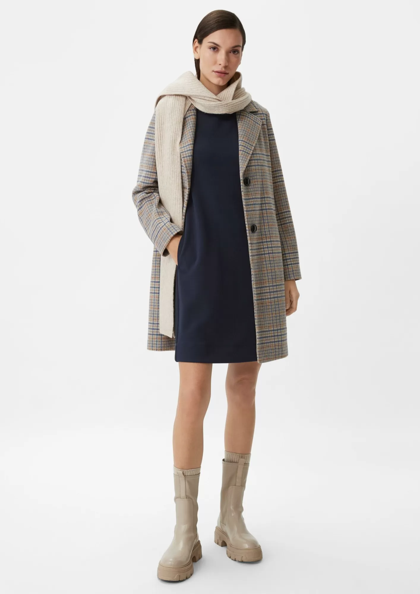 Best Sale Comma Kleid Aus Modalmix
