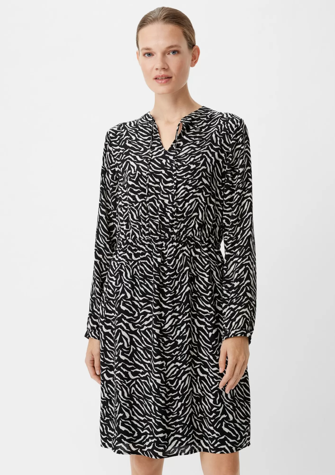Sale Comma Kleid Aus Viskose