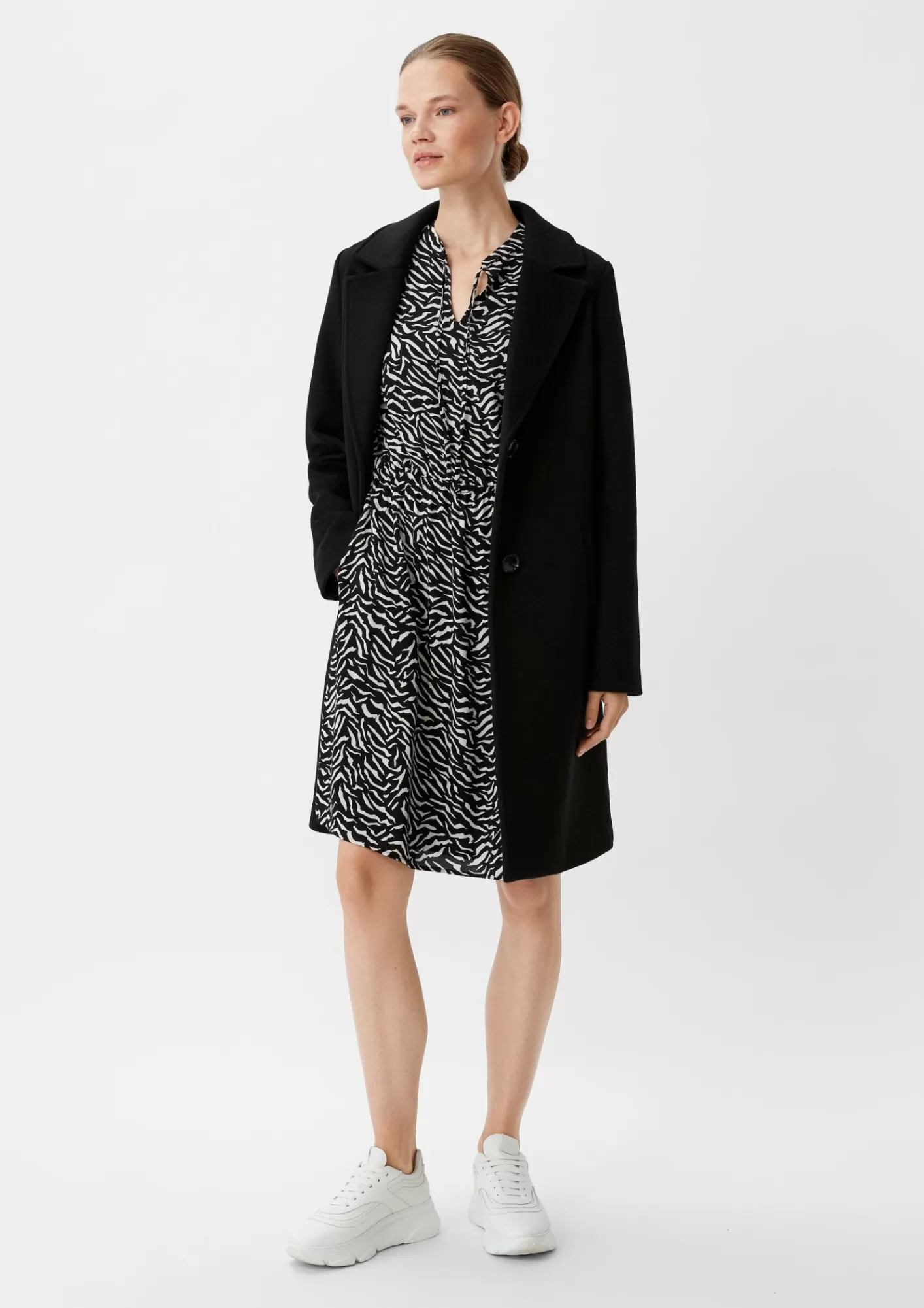 Sale Comma Kleid Aus Viskose