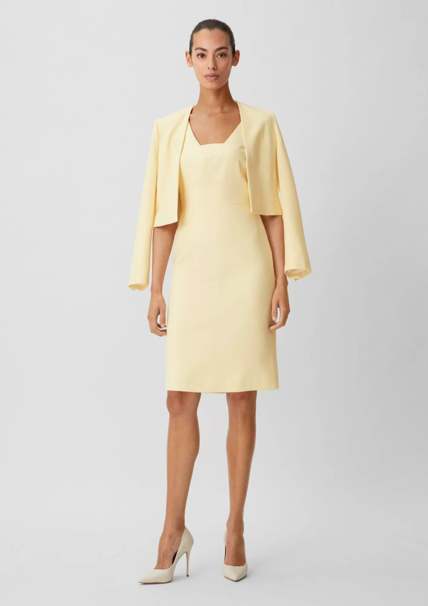 Cheap Comma Kleid Aus Viskosemix