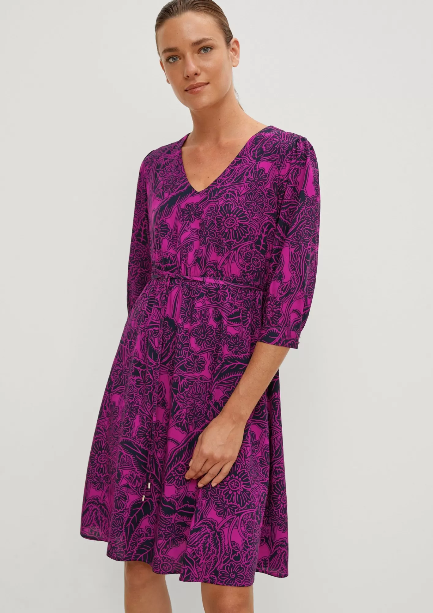 Store Comma Kleid Mit Allover-Print