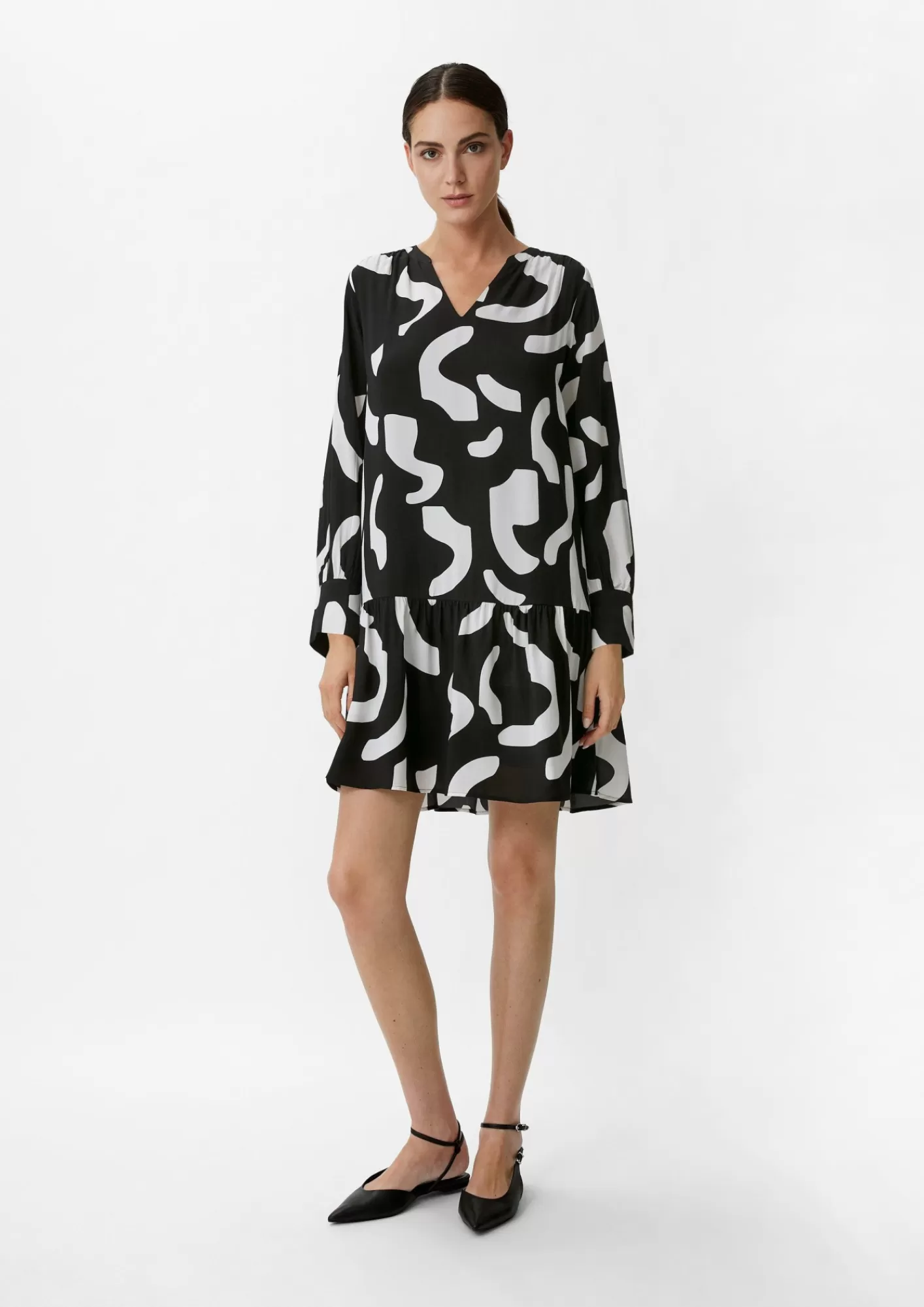 Shop Comma Kleid Mit Allover-Print