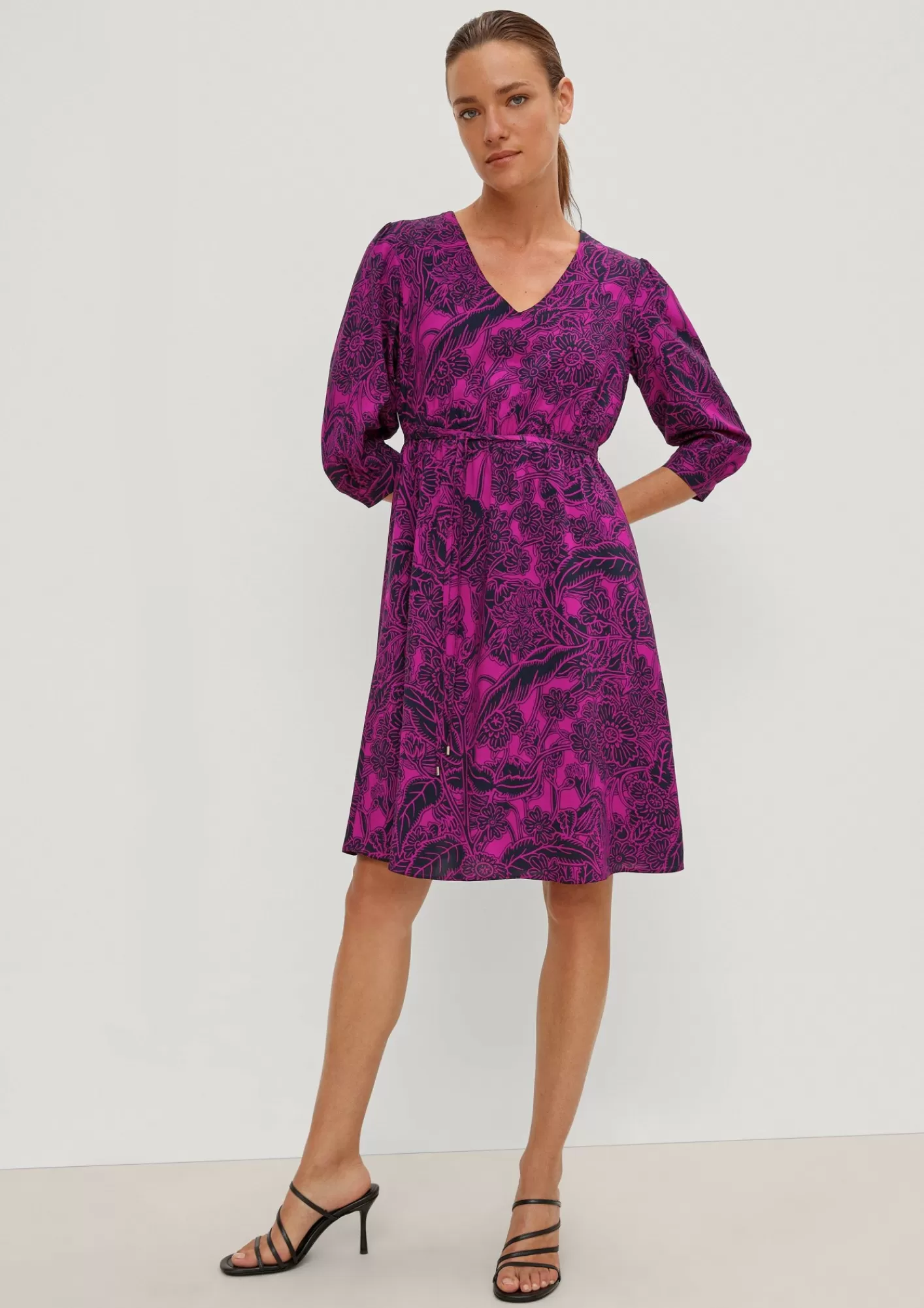 Store Comma Kleid Mit Allover-Print