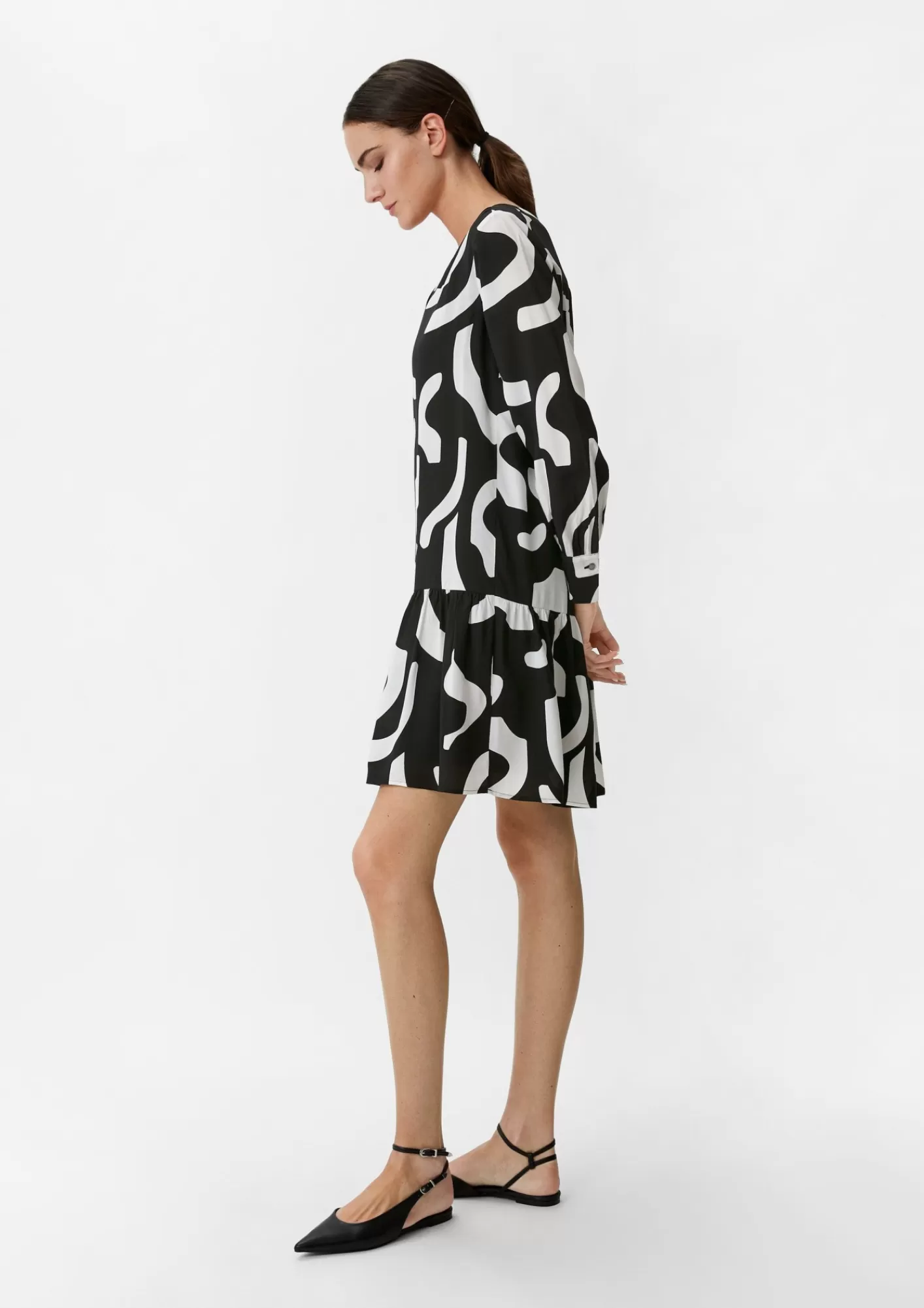 Shop Comma Kleid Mit Allover-Print