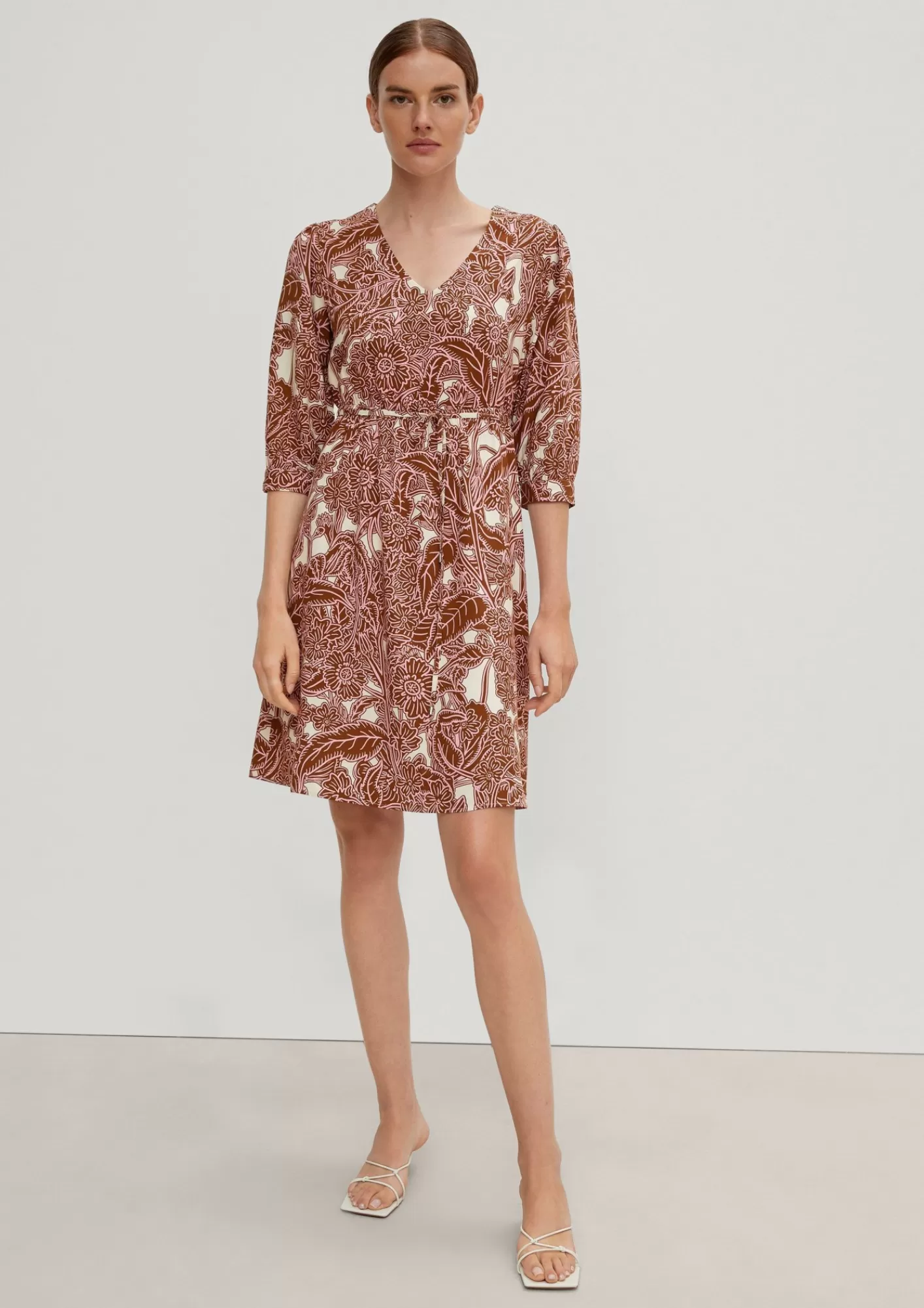 Cheap Comma Kleid Mit Allover-Print