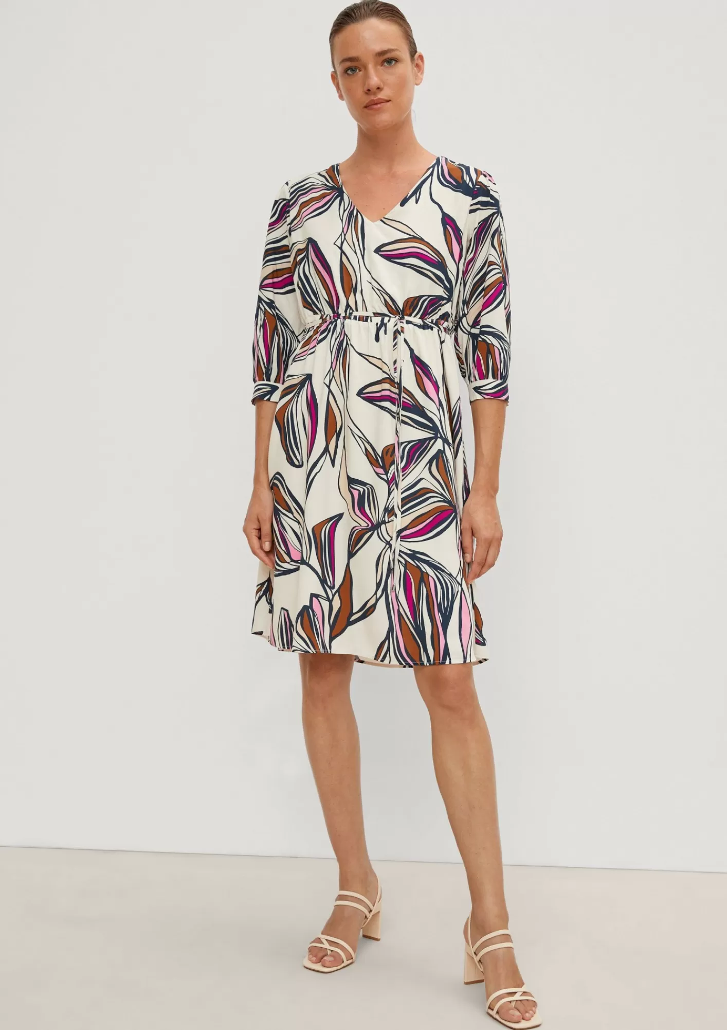 Clearance Comma Kleid Mit Allover-Print