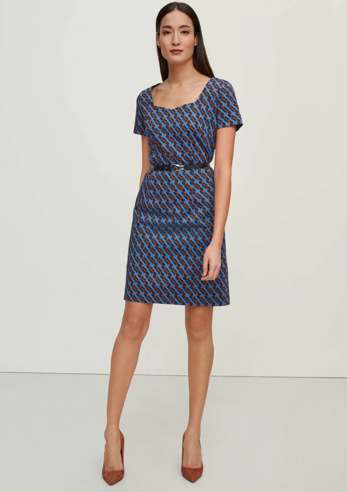 Flash Sale Comma Kleid Mit Carree-Ausschnitt