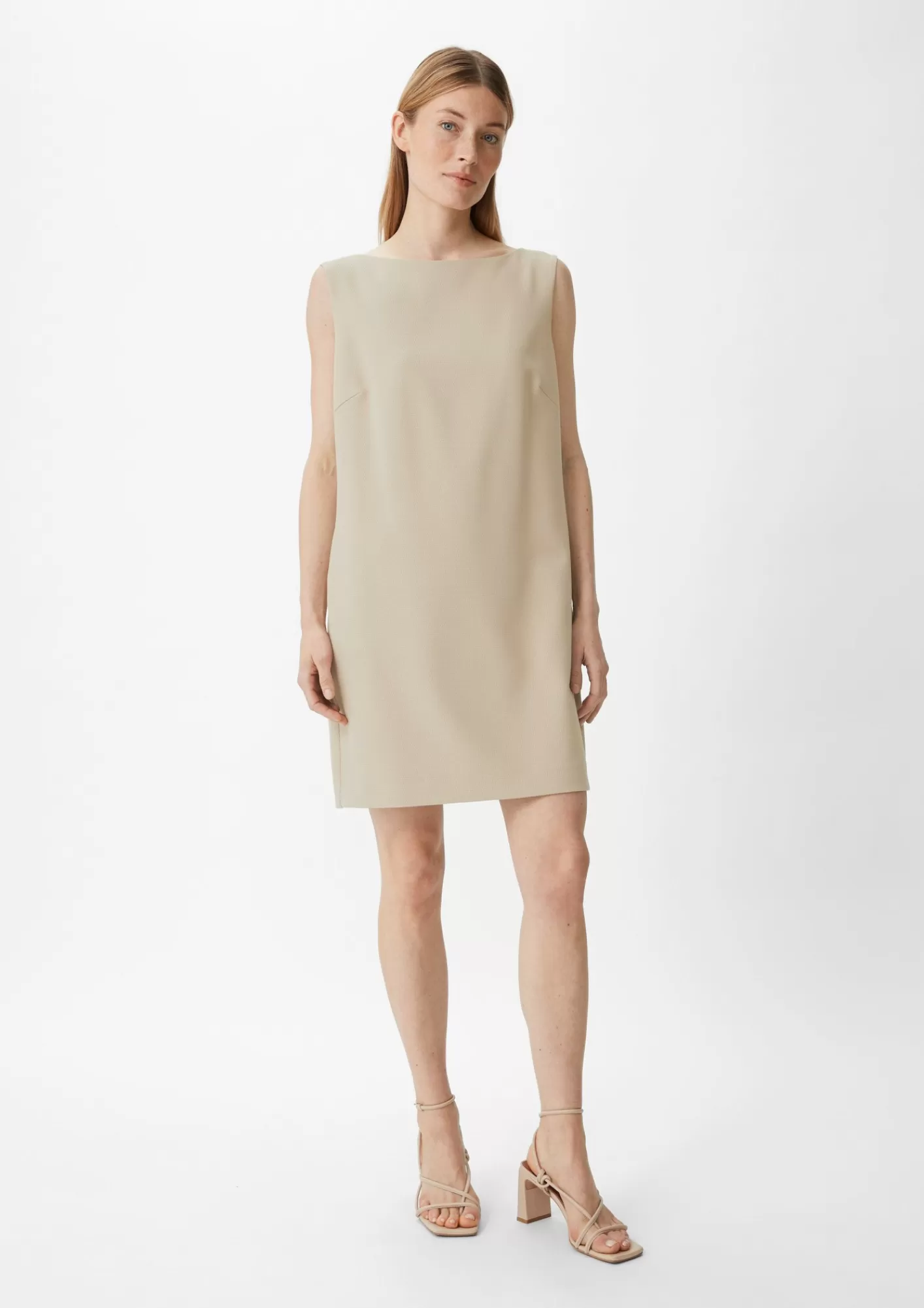 Hot Comma Kleid Mit Piquestruktur