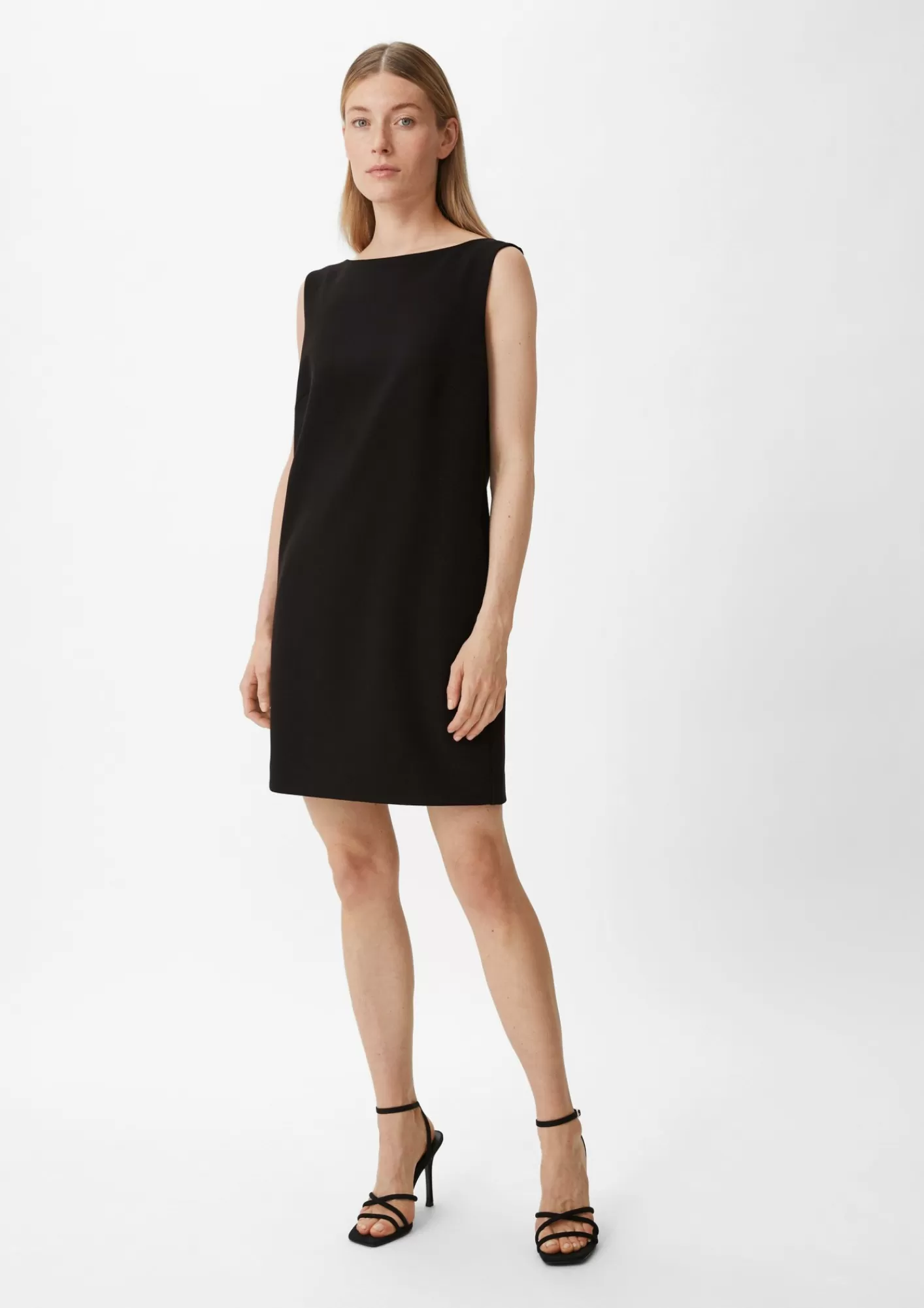 Online Comma Kleid Mit Piquestruktur