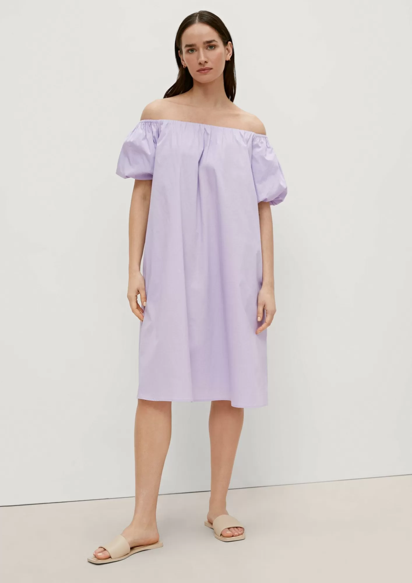Store Comma Kleid Mit Raffung