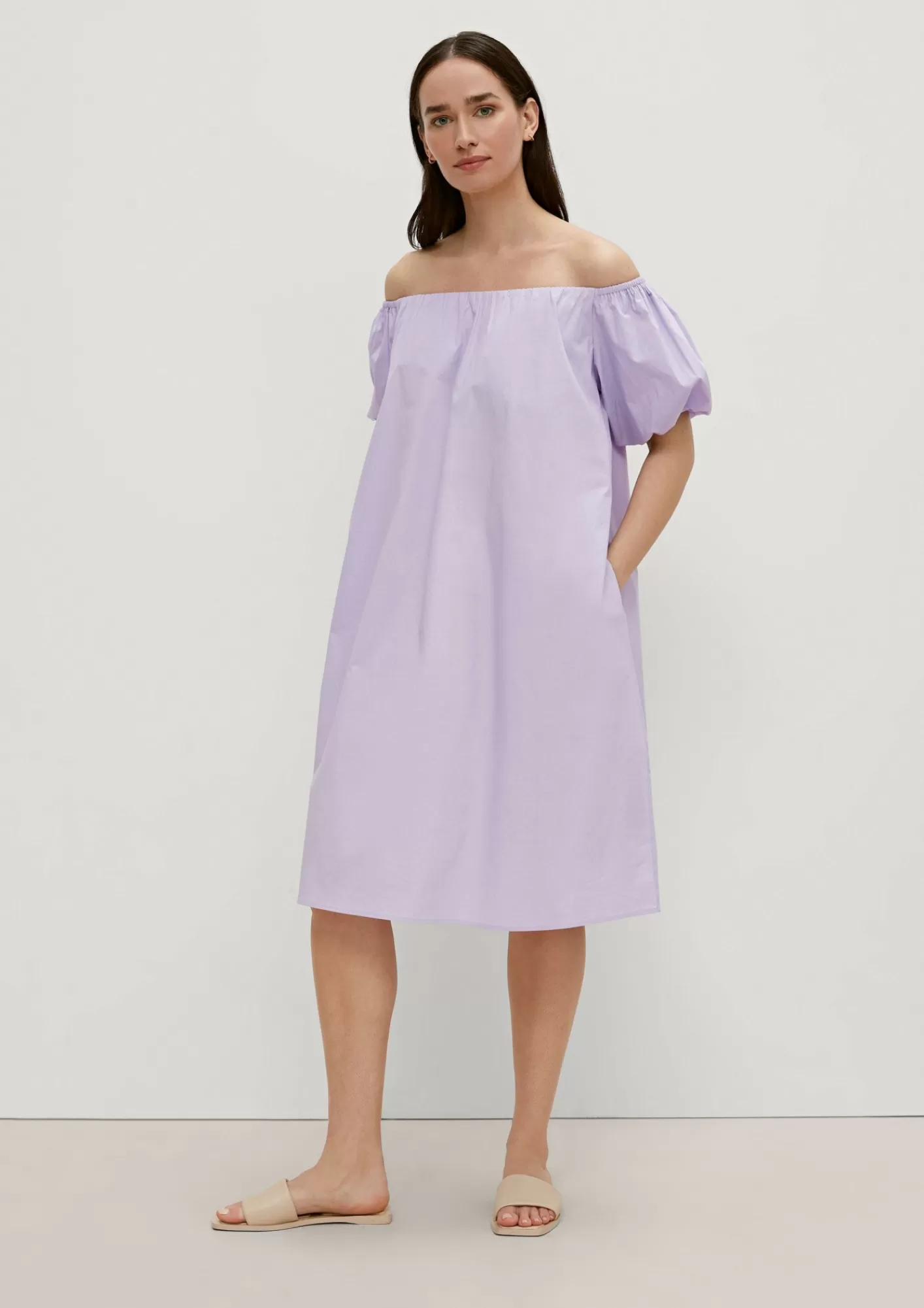 Store Comma Kleid Mit Raffung